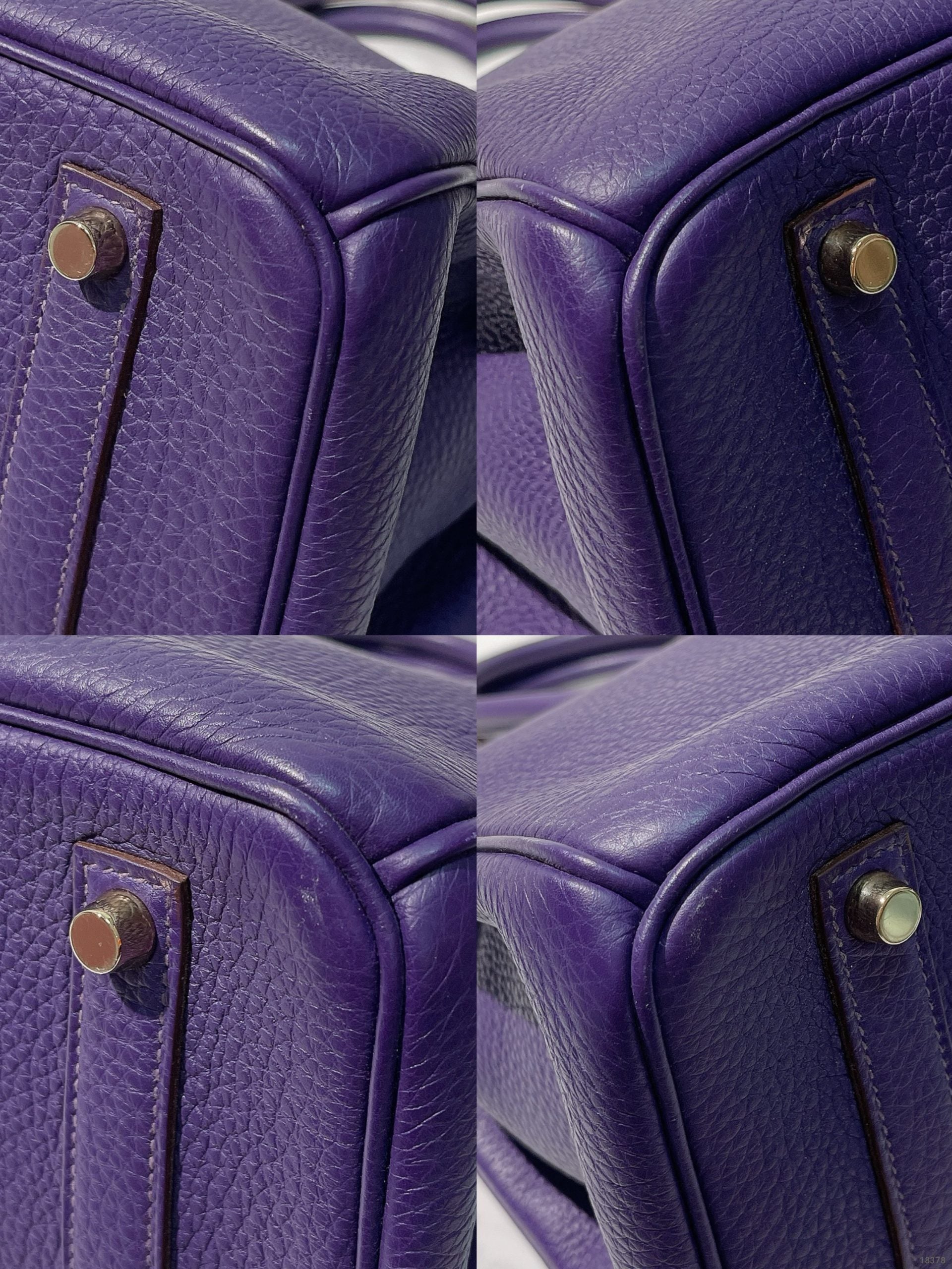 HERMES BIRKIN 35, Ultraviolet/Gold