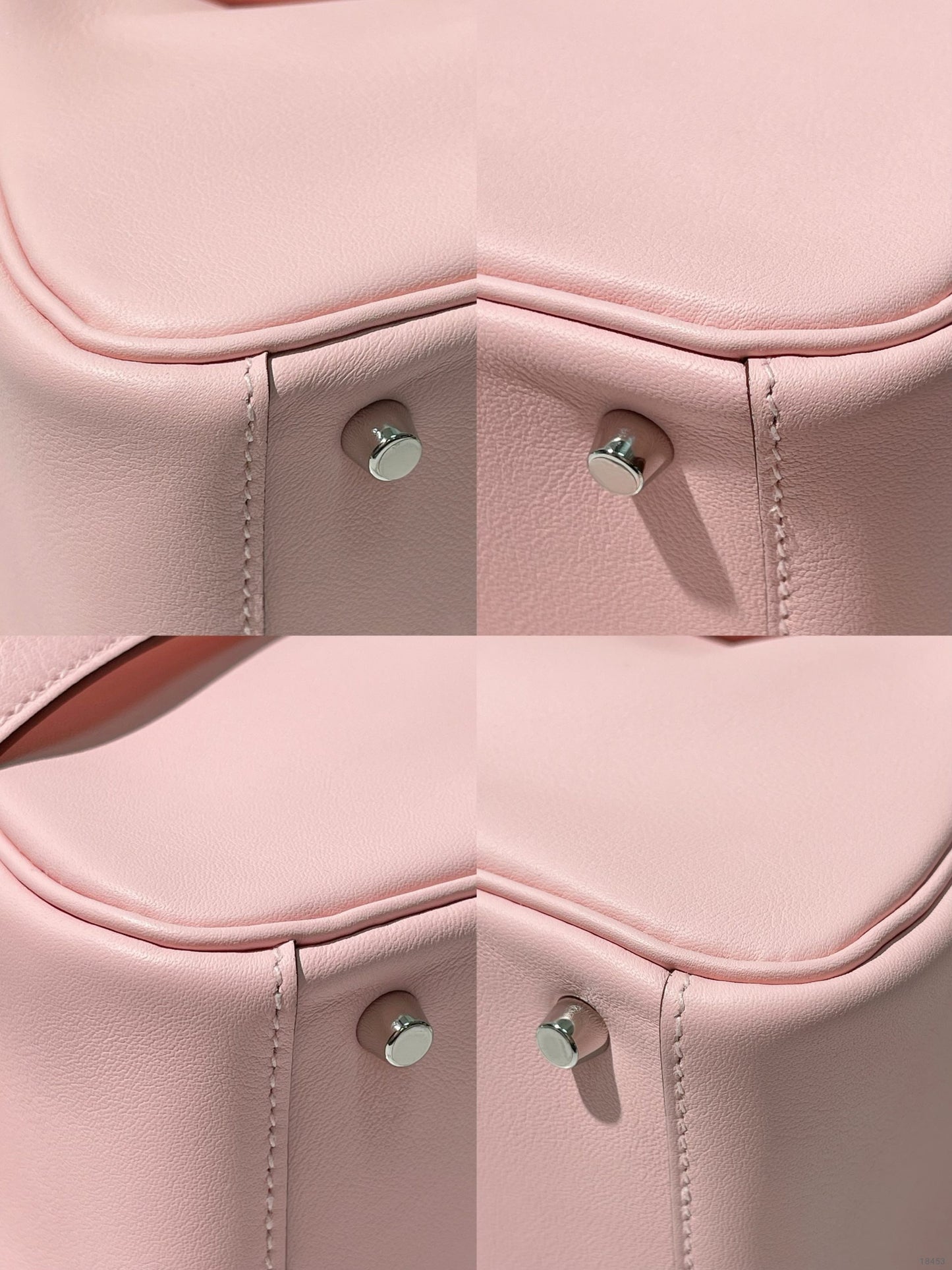 HERMES MINI LINDY, Rose Sakura/Silver