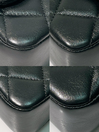 CHANEL 25S MINI FLAP, Black/Gold