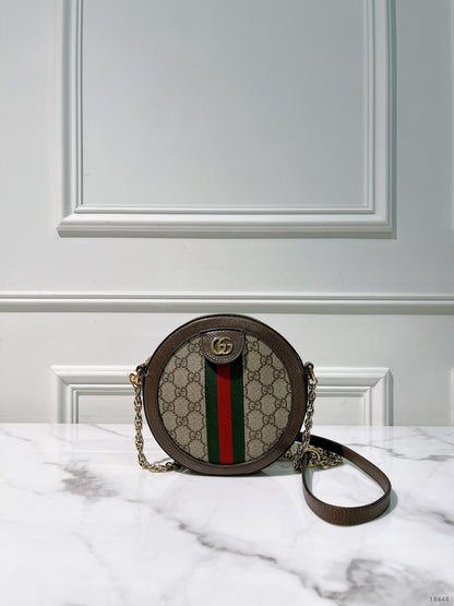 GUCCI OPHIDIA CLUTCH WITH CHAIN