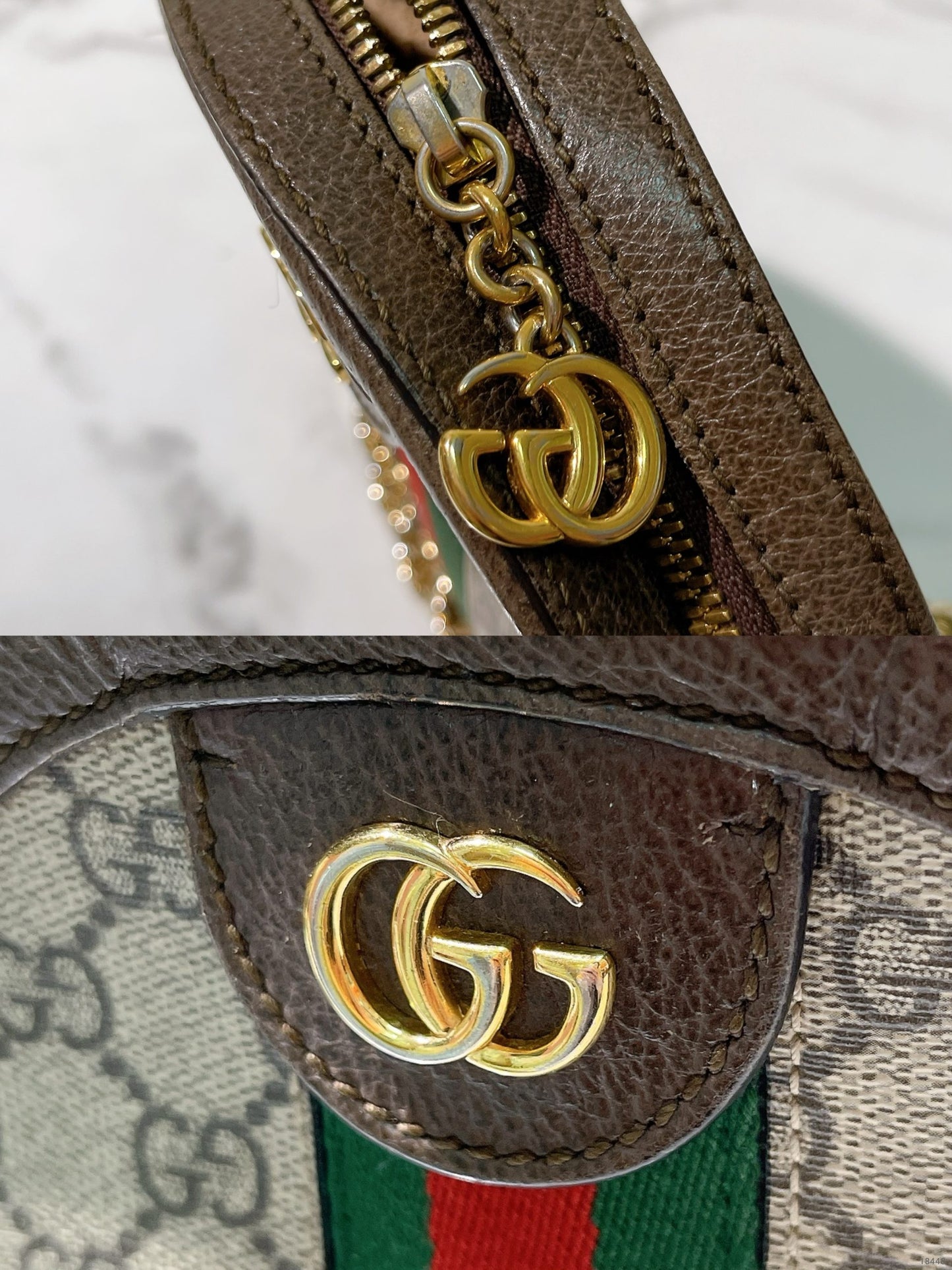 GUCCI OPHIDIA CLUTCH WITH CHAIN