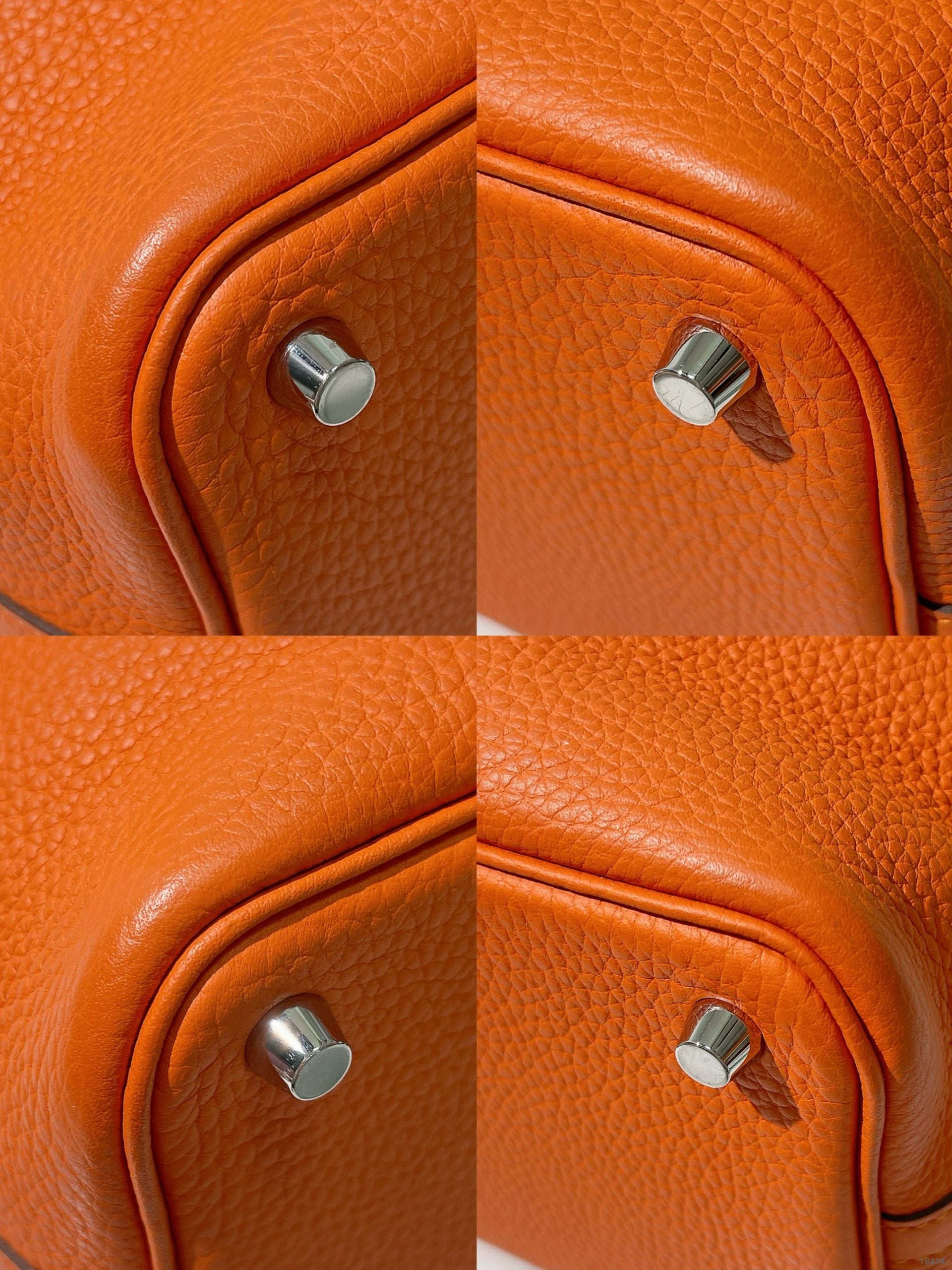 HERMES PICOTIN LOCK 18, Feu/Silver