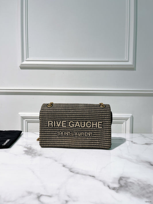 YSL RIVE GAUCHE CHAIN BAG, Neutral/Gold