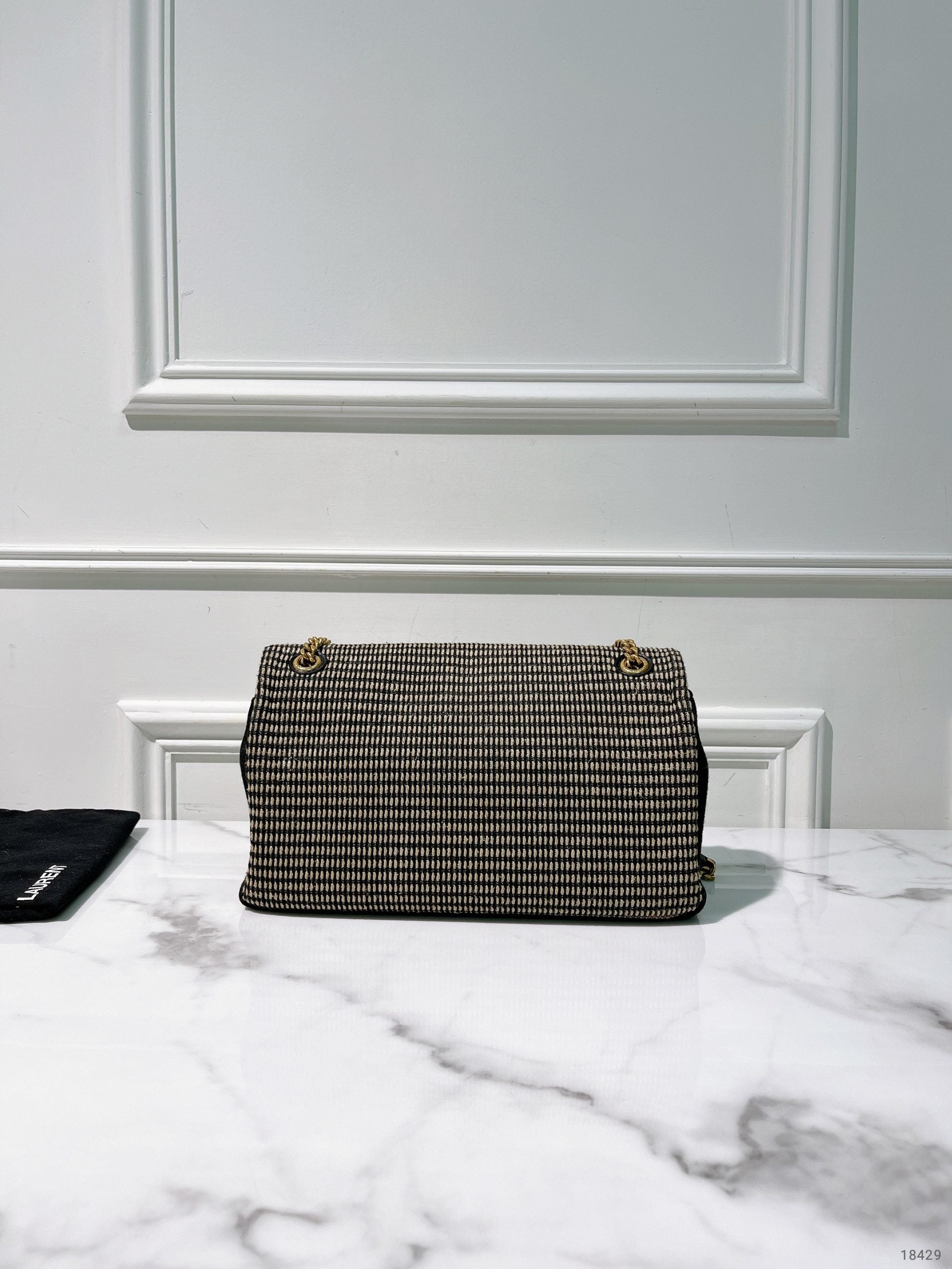 YSL RIVE GAUCHE CHAIN BAG, Neutral/Gold