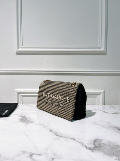 YSL RIVE GAUCHE CHAIN BAG, Neutral/Gold