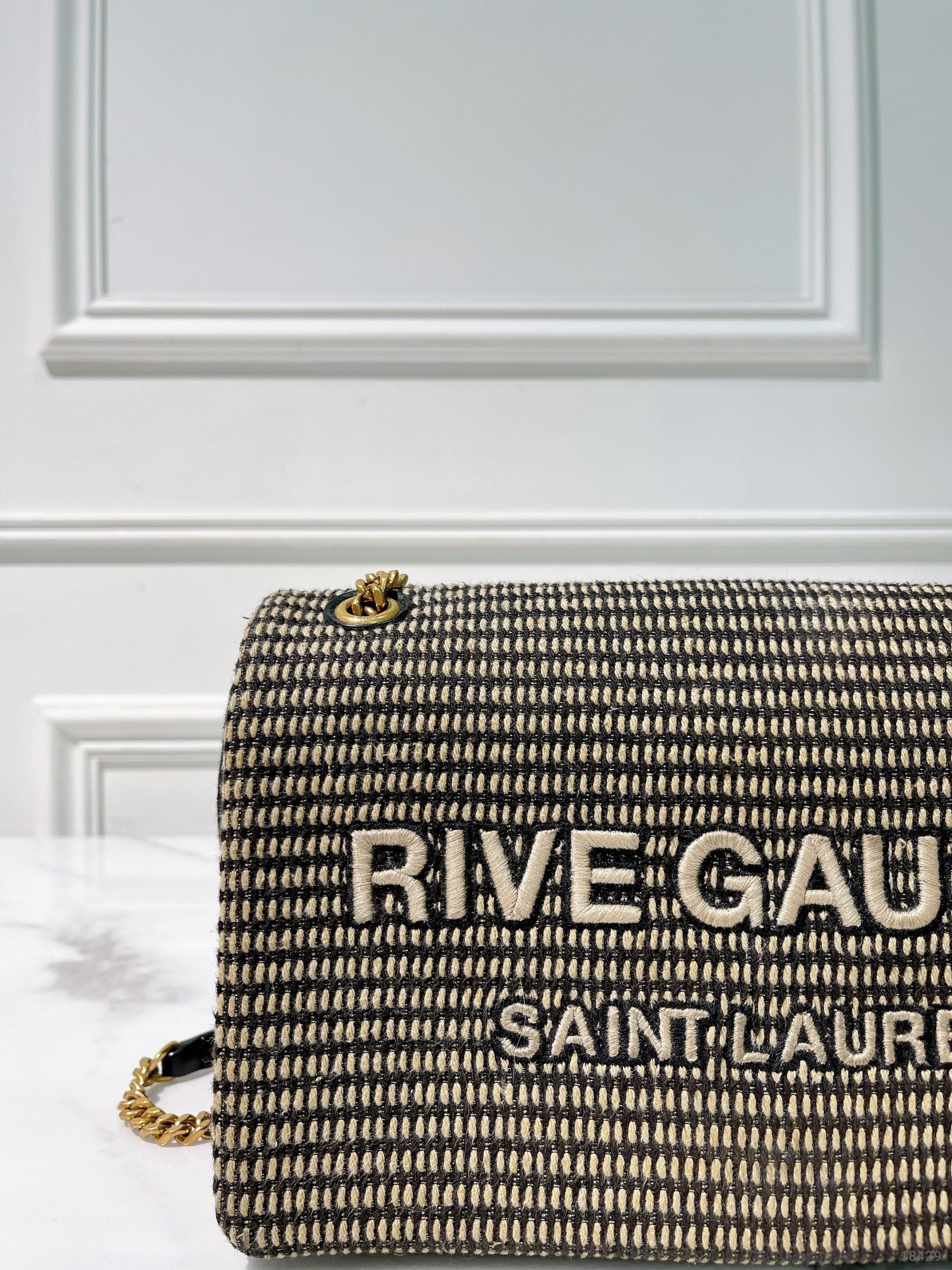 YSL RIVE GAUCHE CHAIN BAG, Neutral/Gold