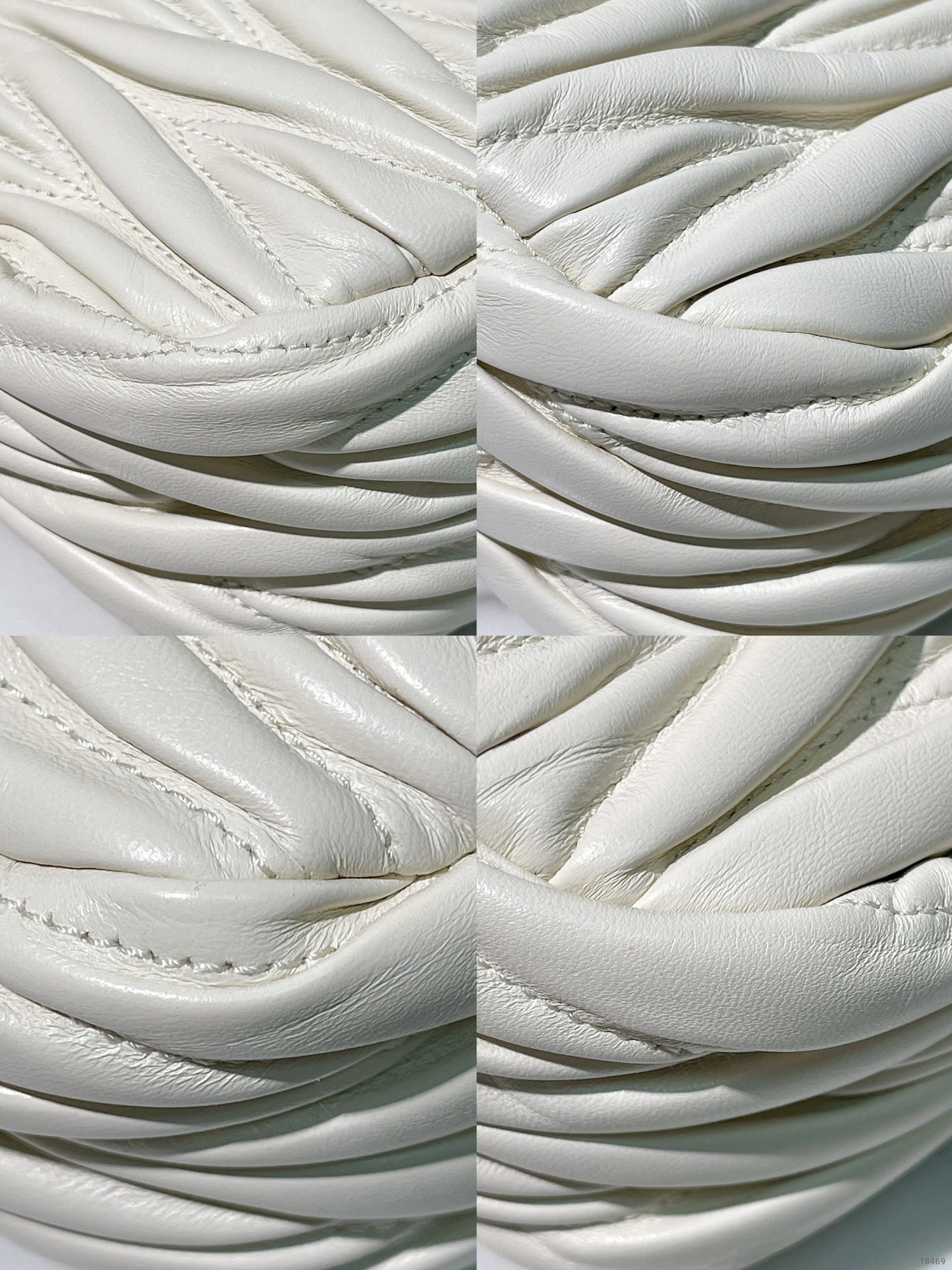 MIUMIU SMALL WANDER, White/Gold