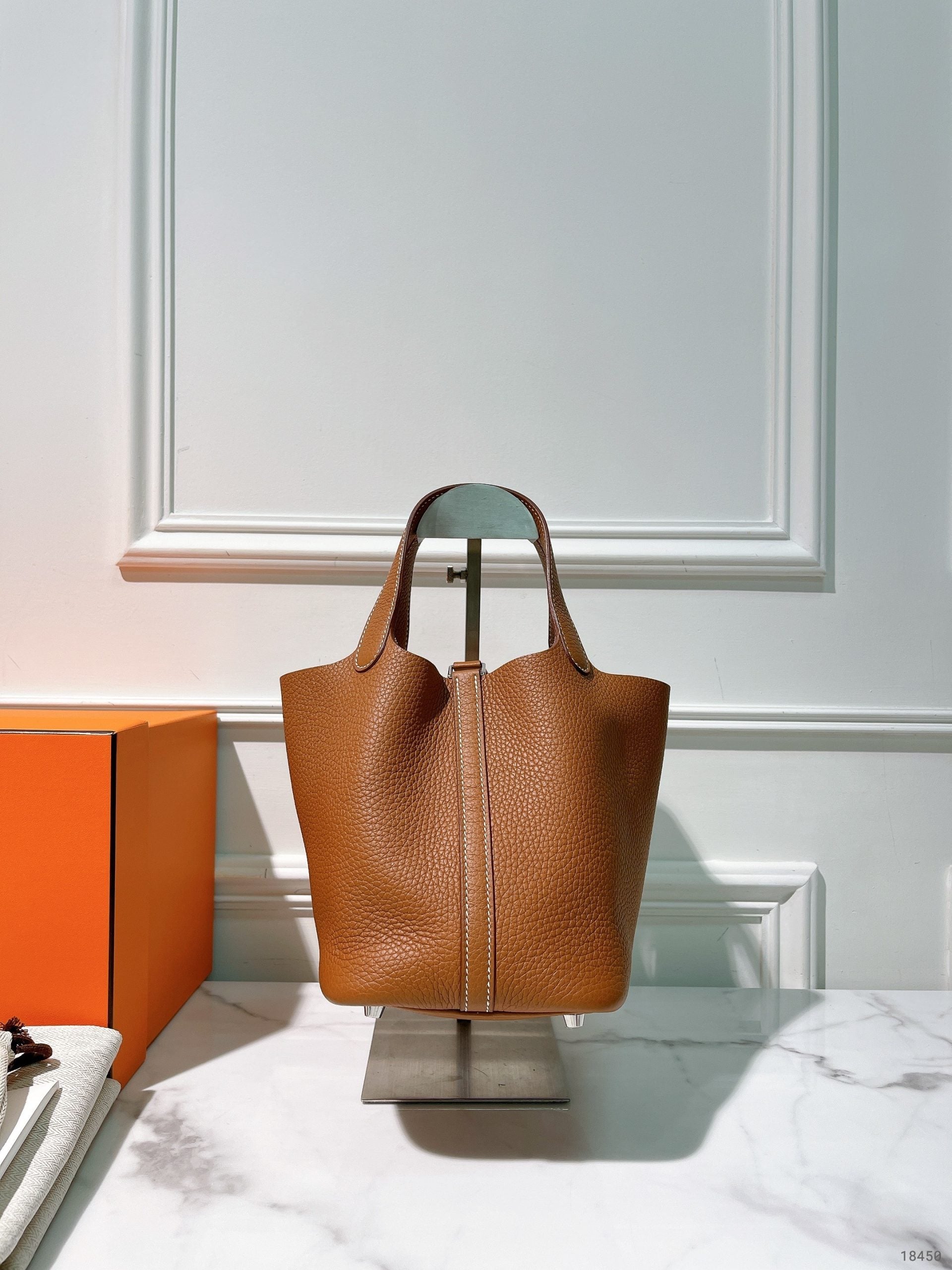 HERMES PICOTIN LOCK 18, Gold/Silver