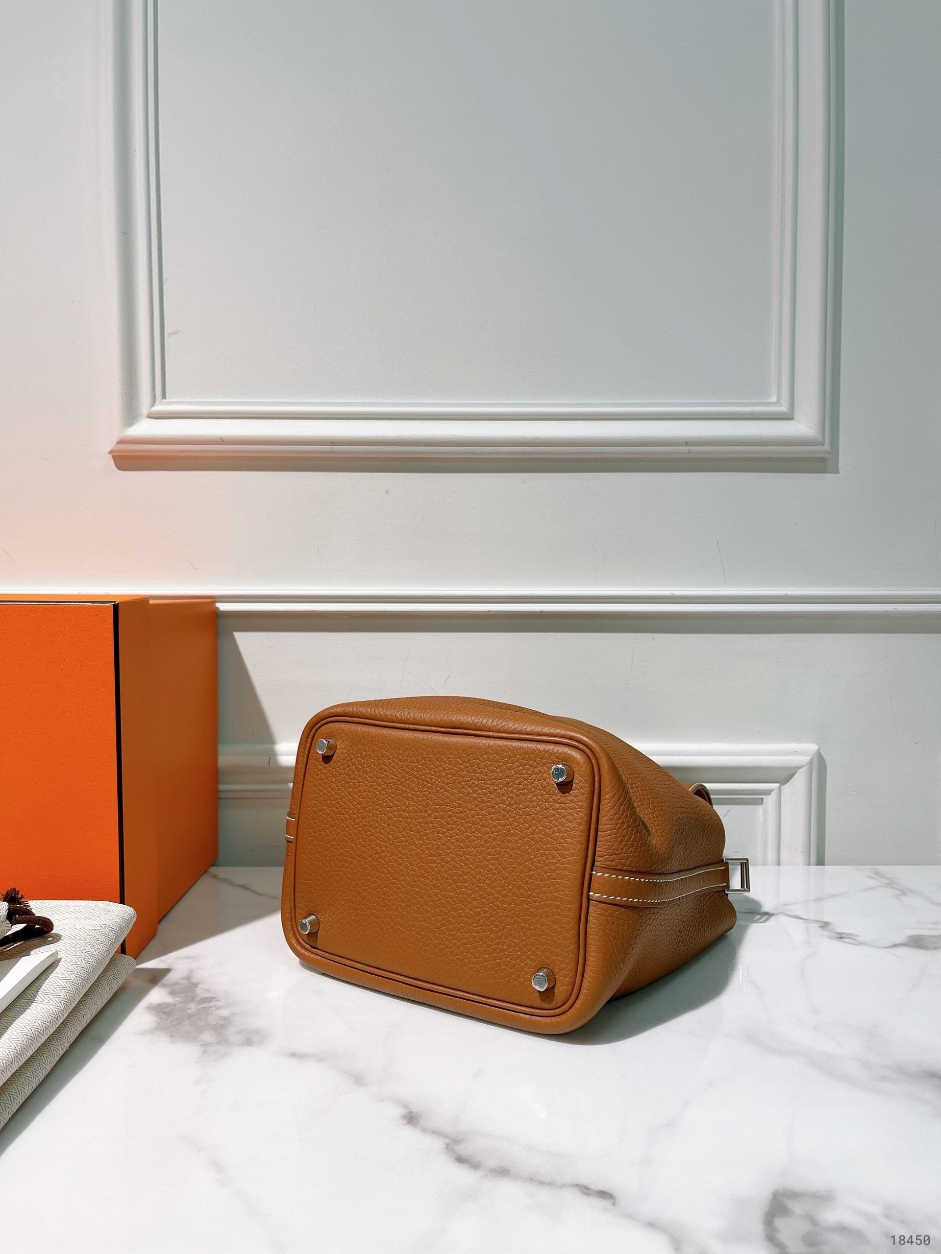 HERMES PICOTIN LOCK 18, Gold/Silver