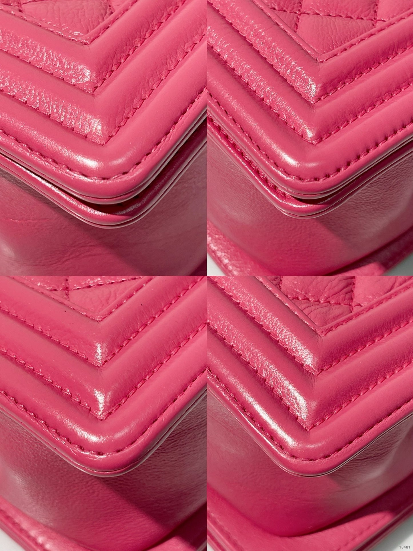 CHANEL MEDIUM BOY HANDBAG, Pink/Silver