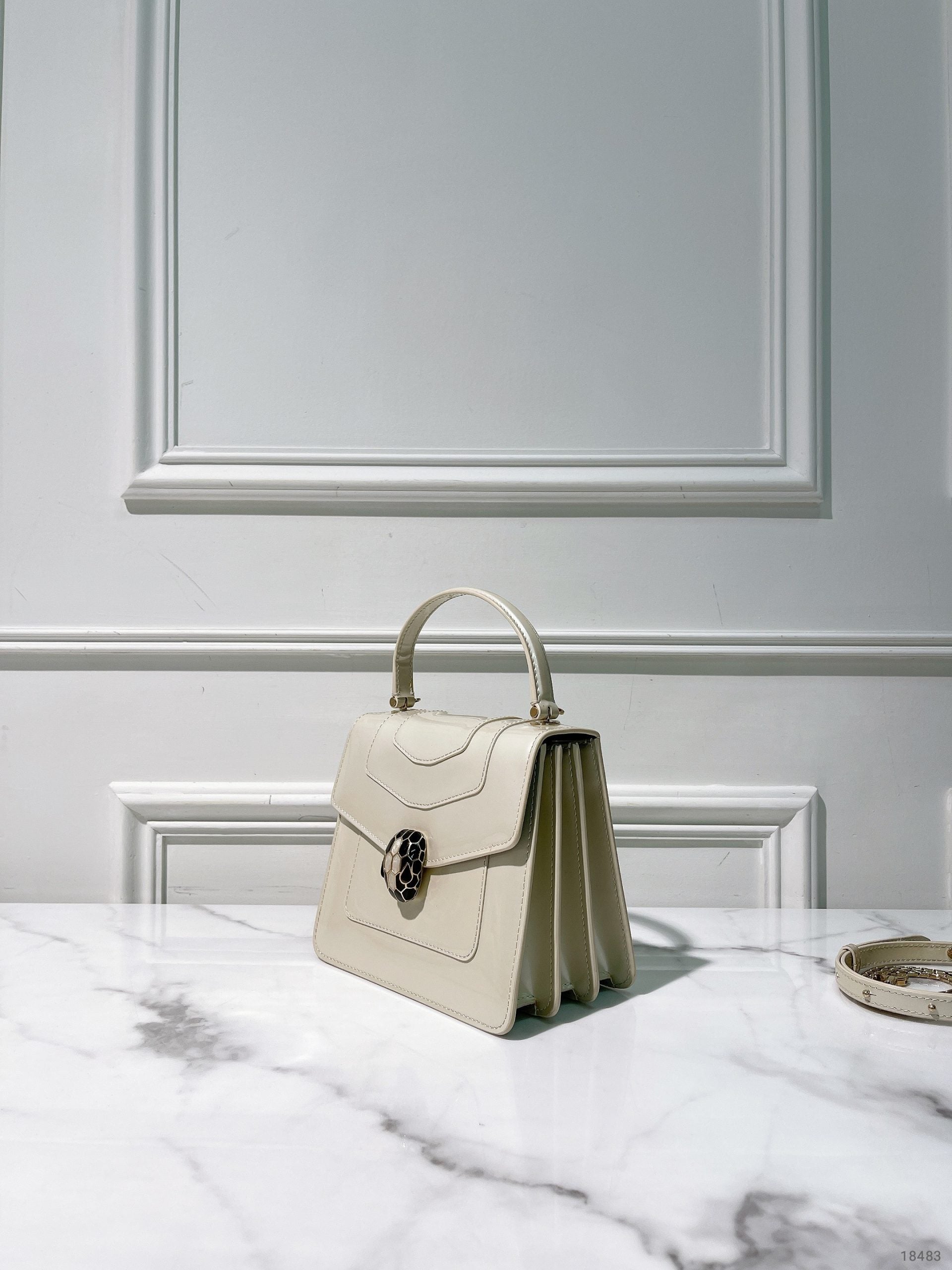 BVLGARI SERPENTI FOREVER VARNISHED BAG