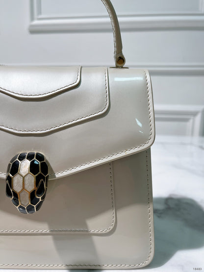 BVLGARI SERPENTI FOREVER VARNISHED BAG