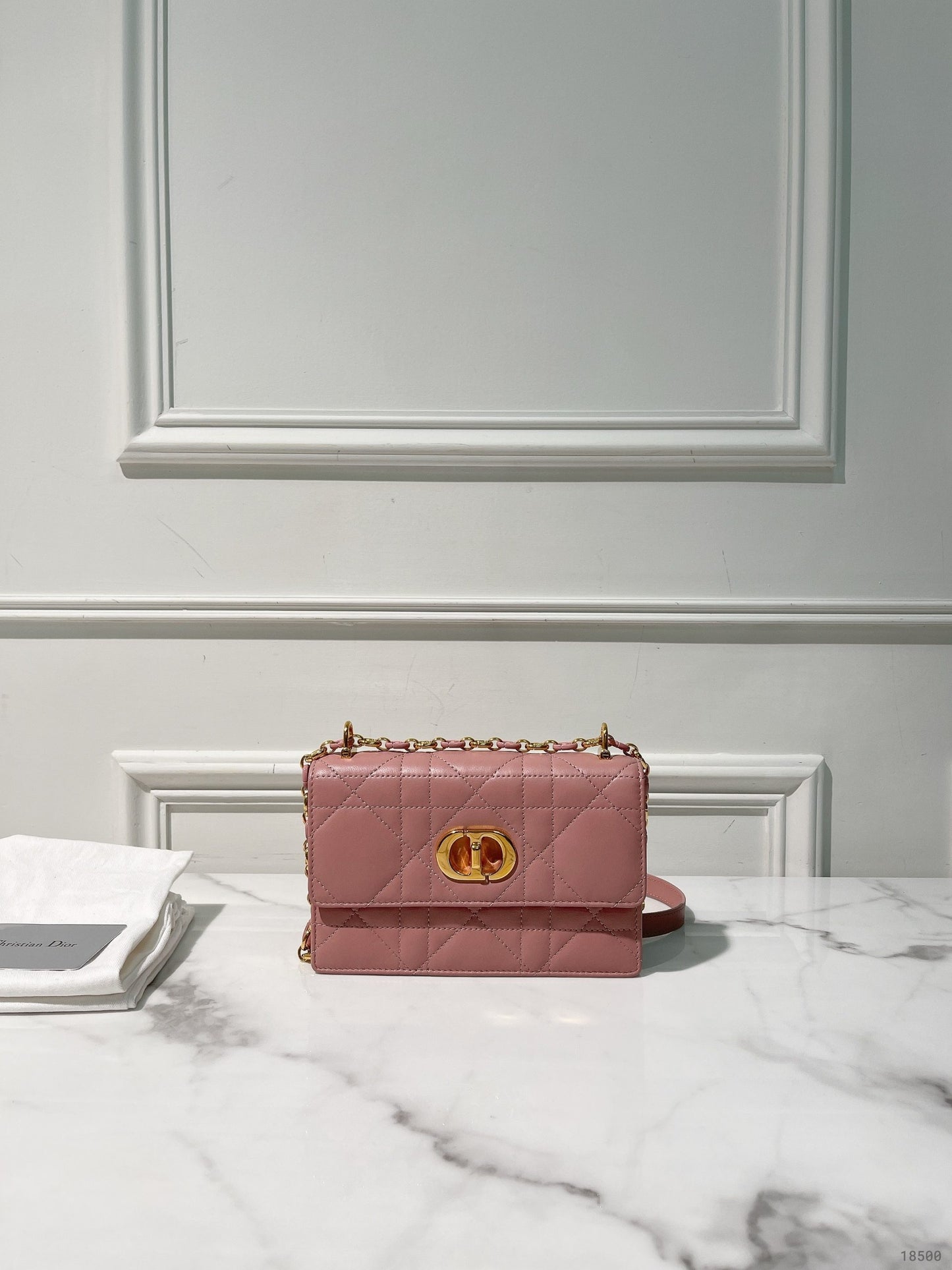 DIOR MISS CARO MINI BAG, Pink/Gold