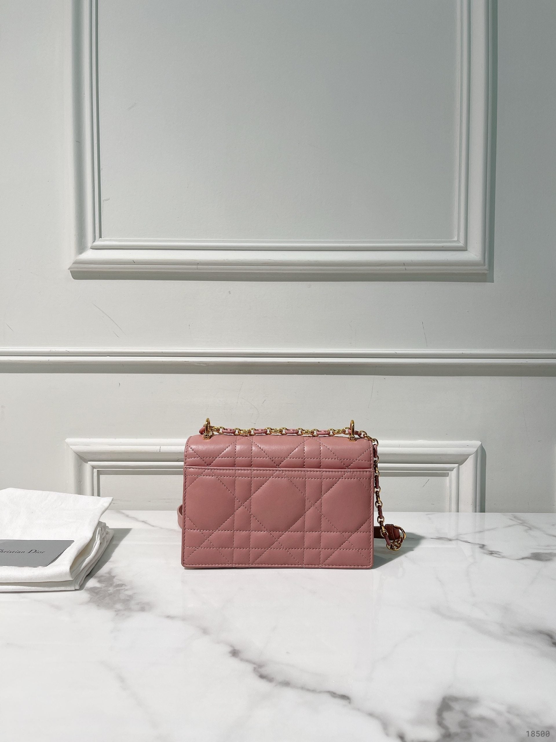 DIOR MISS CARO MINI BAG, Pink/Gold