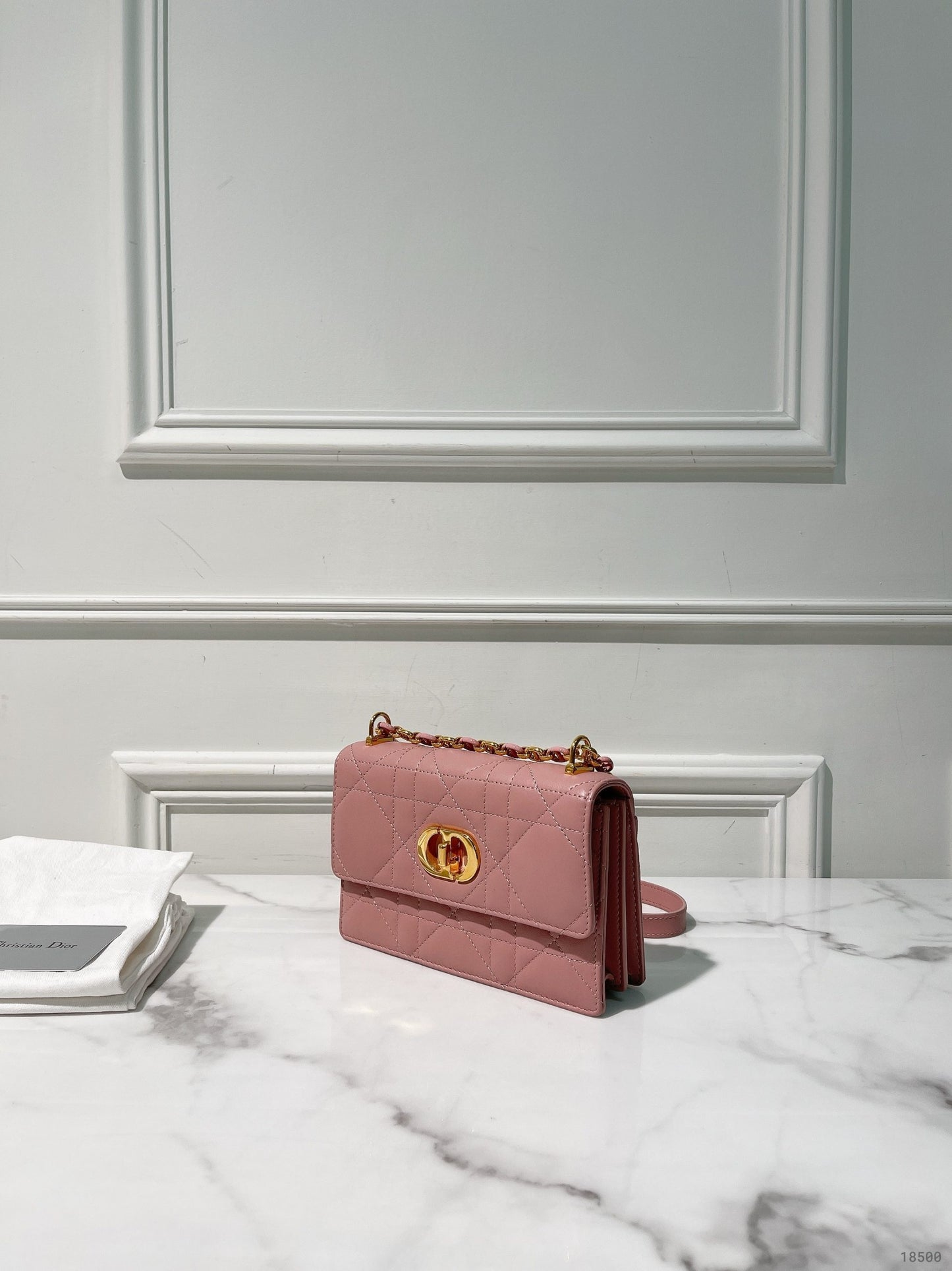 DIOR MISS CARO MINI BAG, Pink/Gold