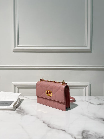 DIOR MISS CARO MINI BAG, Pink/Gold