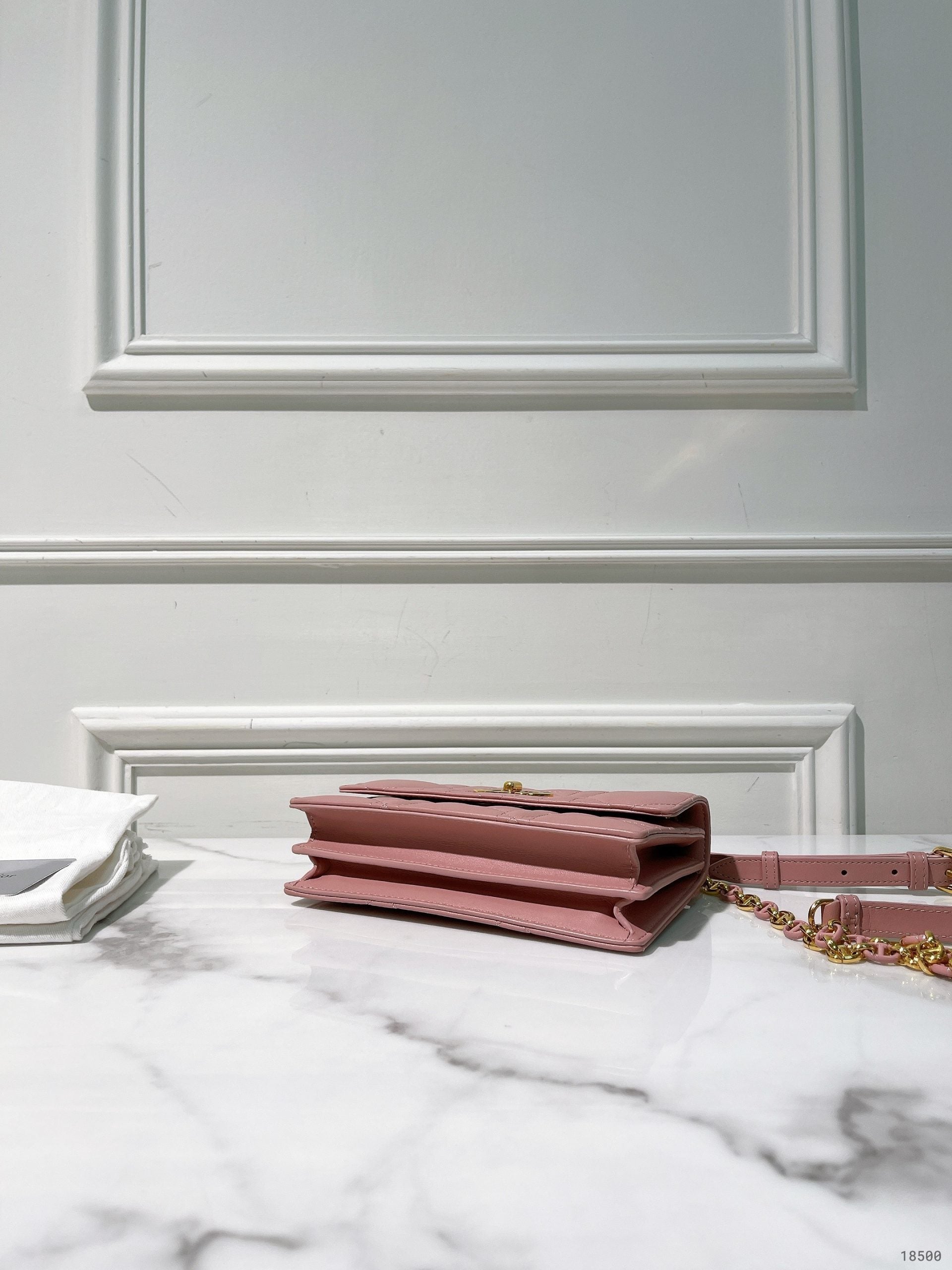 DIOR MISS CARO MINI BAG, Pink/Gold