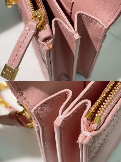 DIOR MISS CARO MINI BAG, Pink/Gold