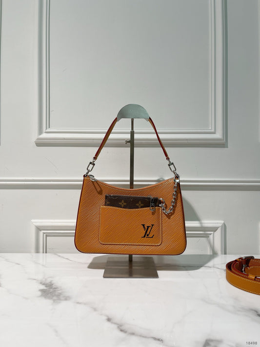LV MARELLE BAG, Camel/Silver