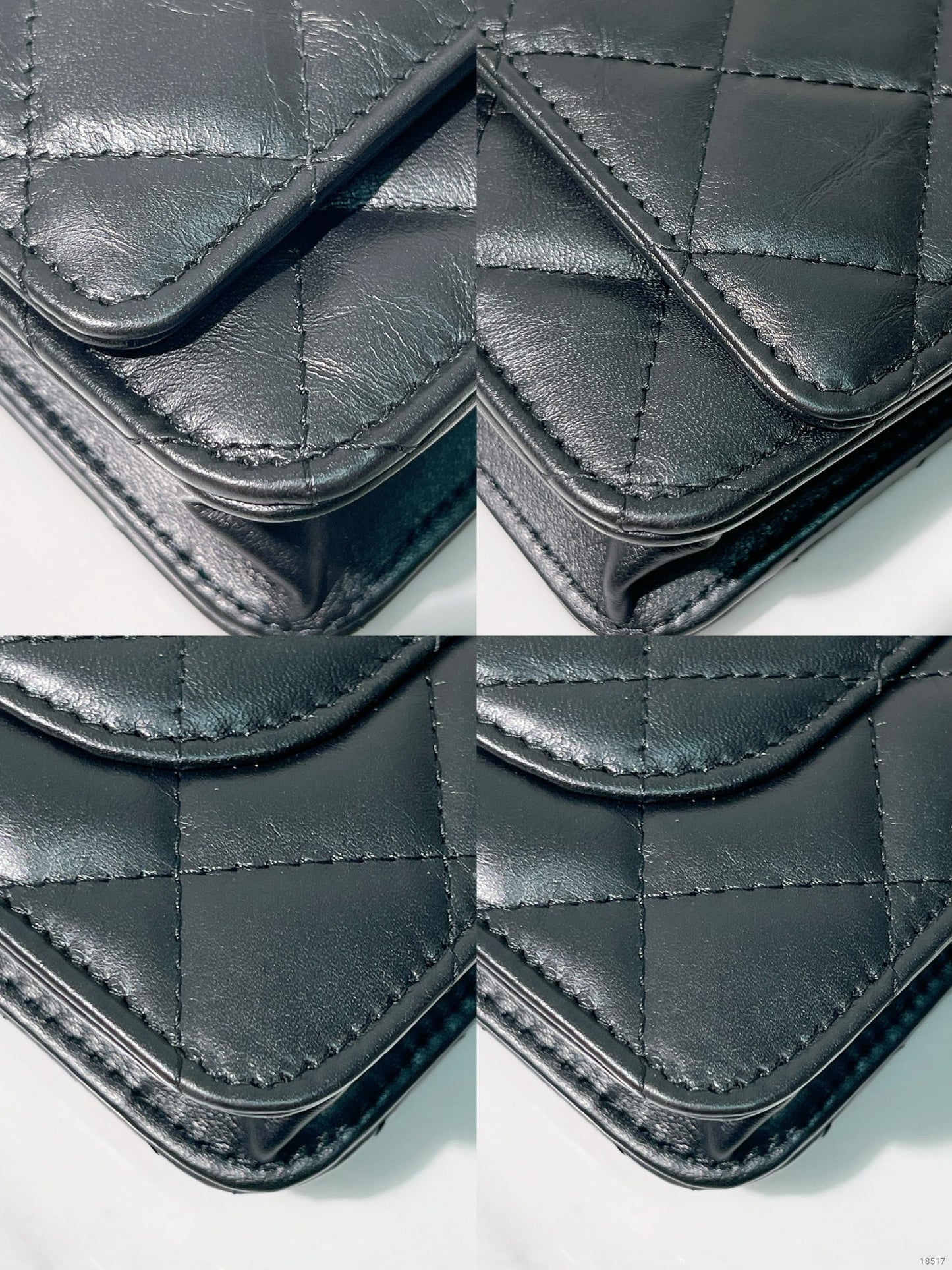 CHANEL 2.55 WOC, Black/Gold