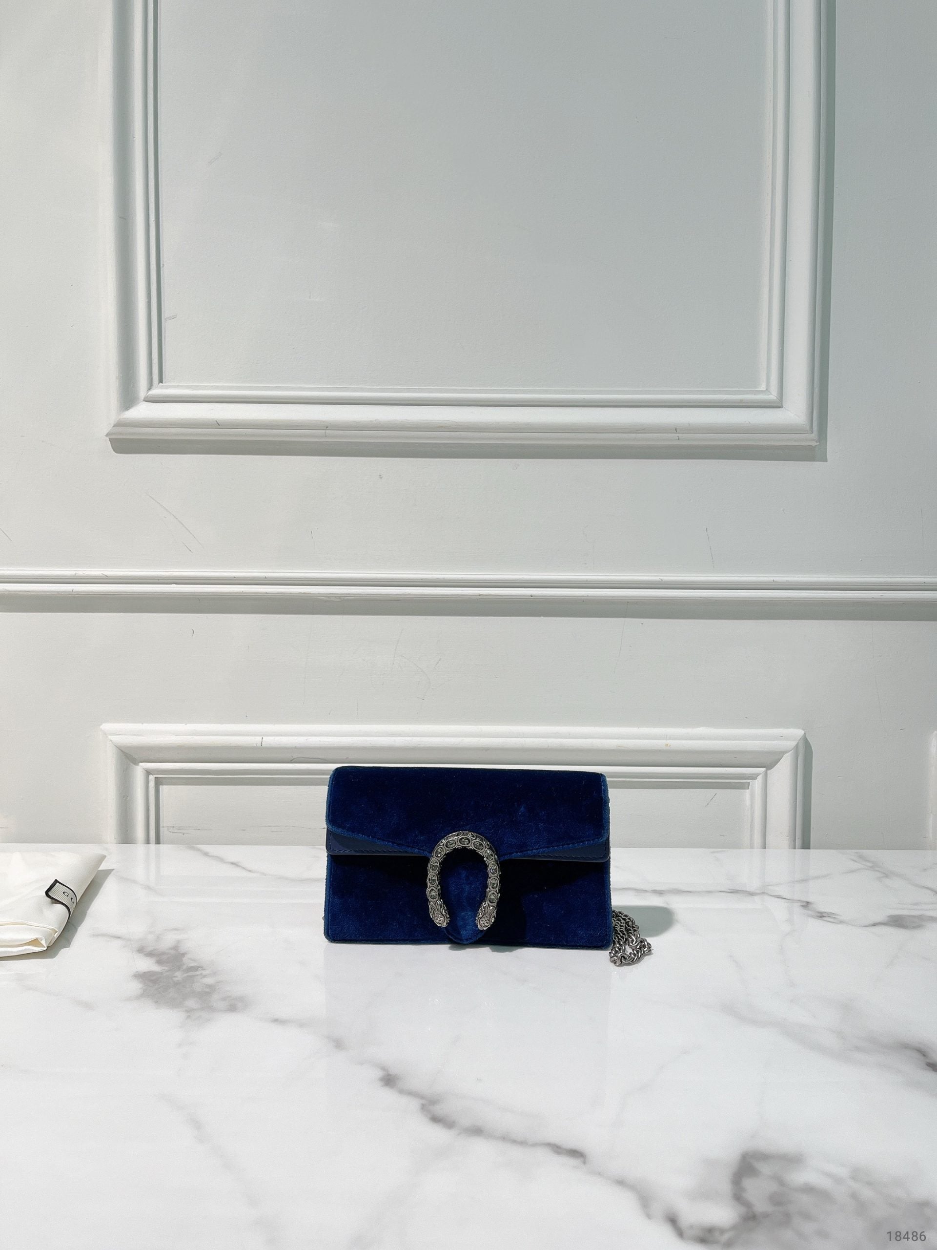 GUCCI MINI DIONYSUS, Blue/Silver