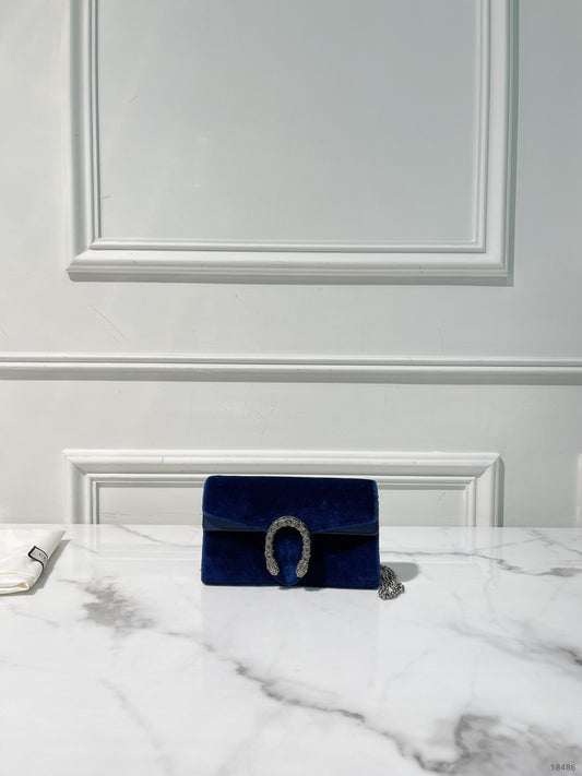 GUCCI MINI DIONYSUS, Blue/Silver