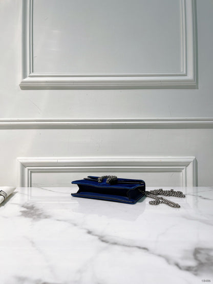 GUCCI MINI DIONYSUS, Blue/Silver