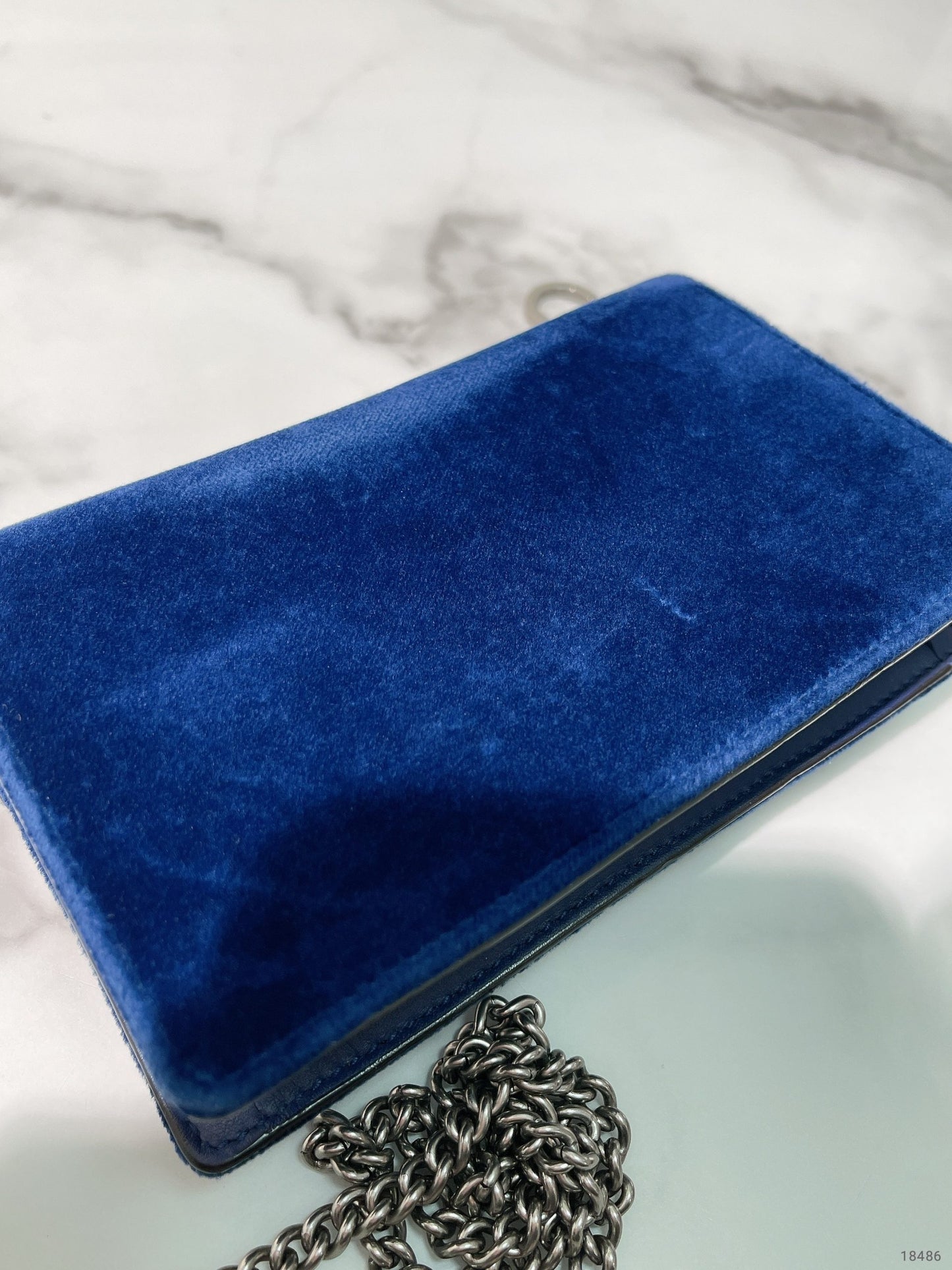 GUCCI MINI DIONYSUS, Blue/Silver