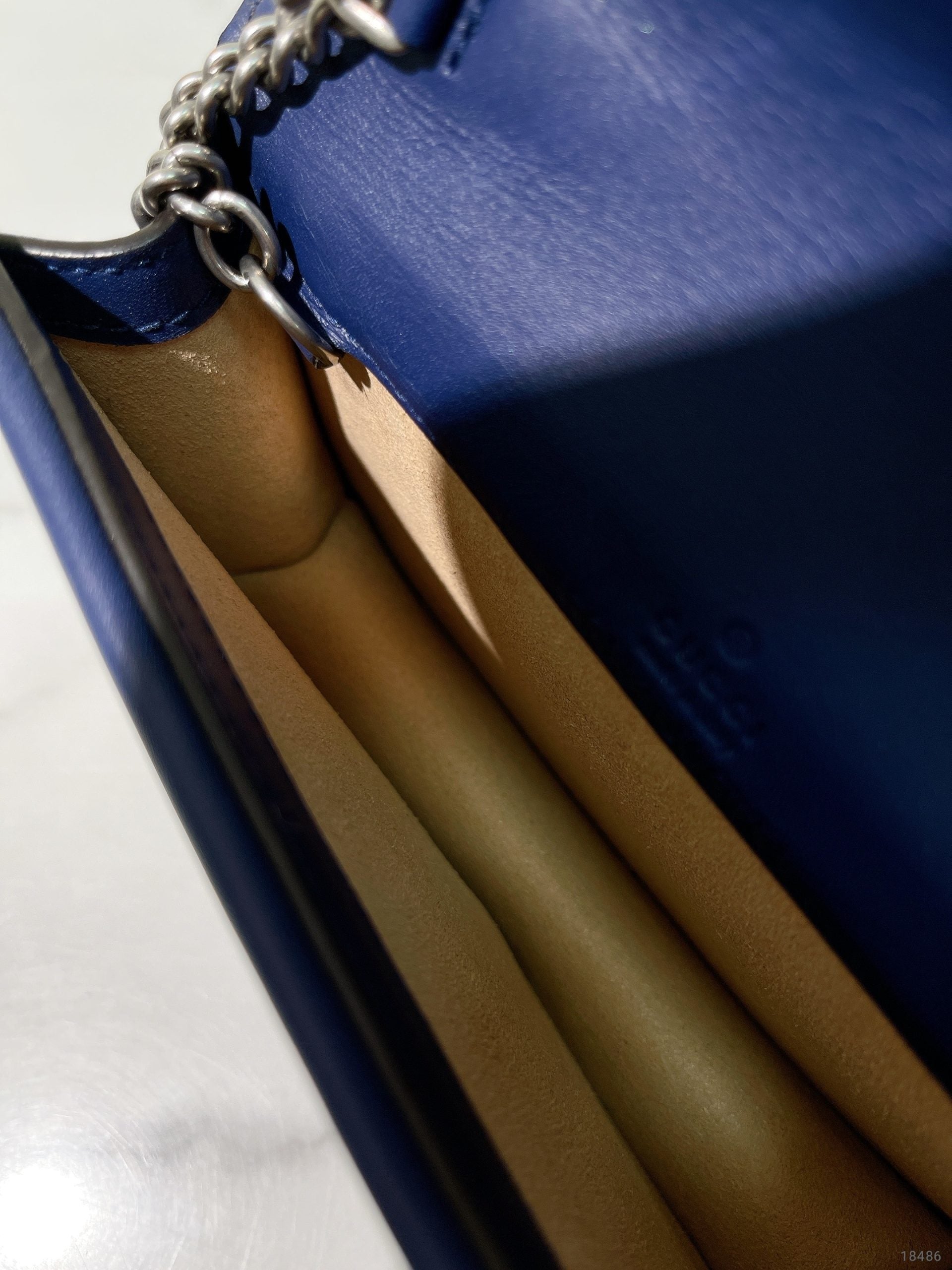 GUCCI MINI DIONYSUS, Blue/Silver