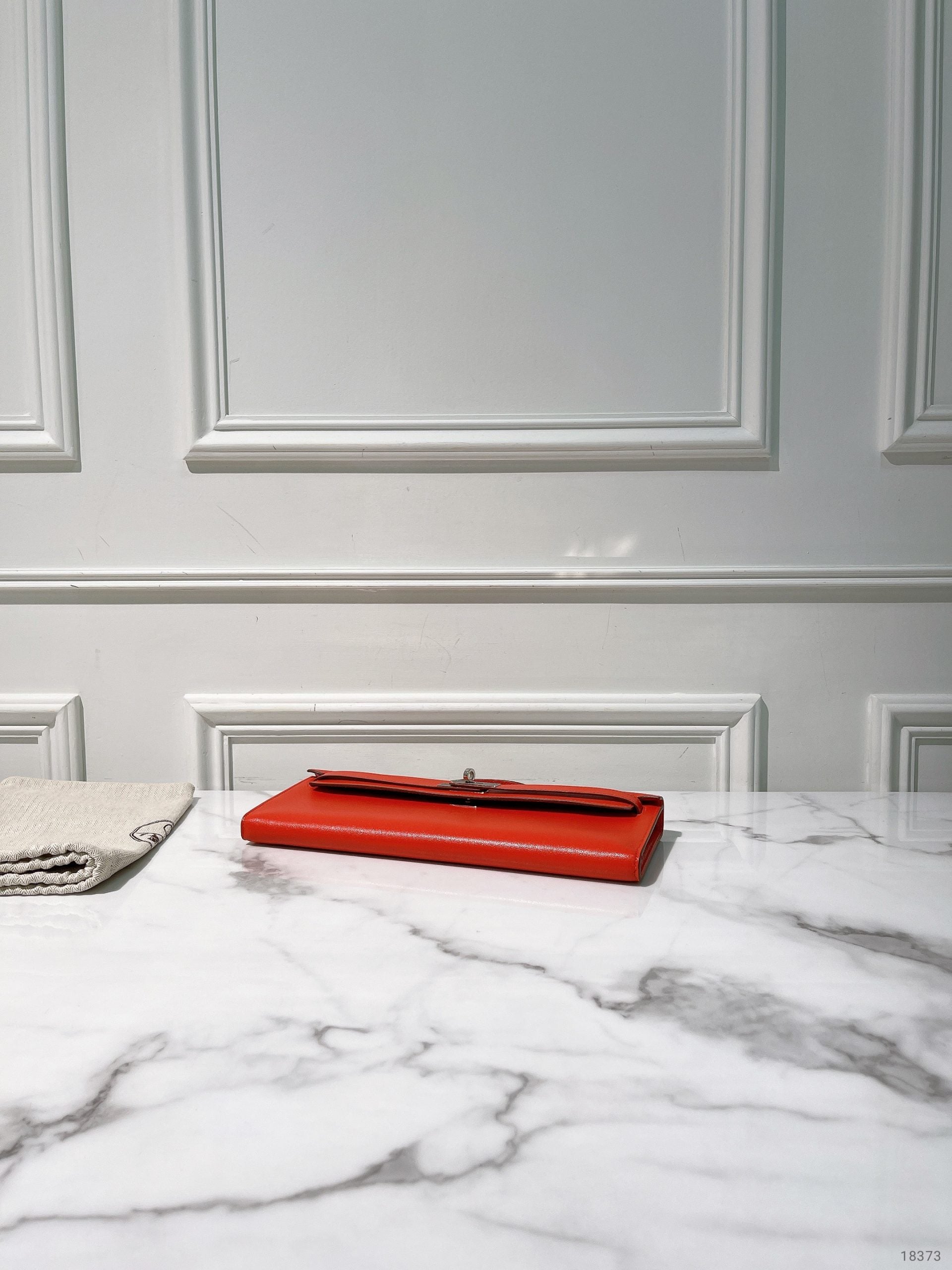 HERMES KELLY CUT, Rough Tomate/Silver