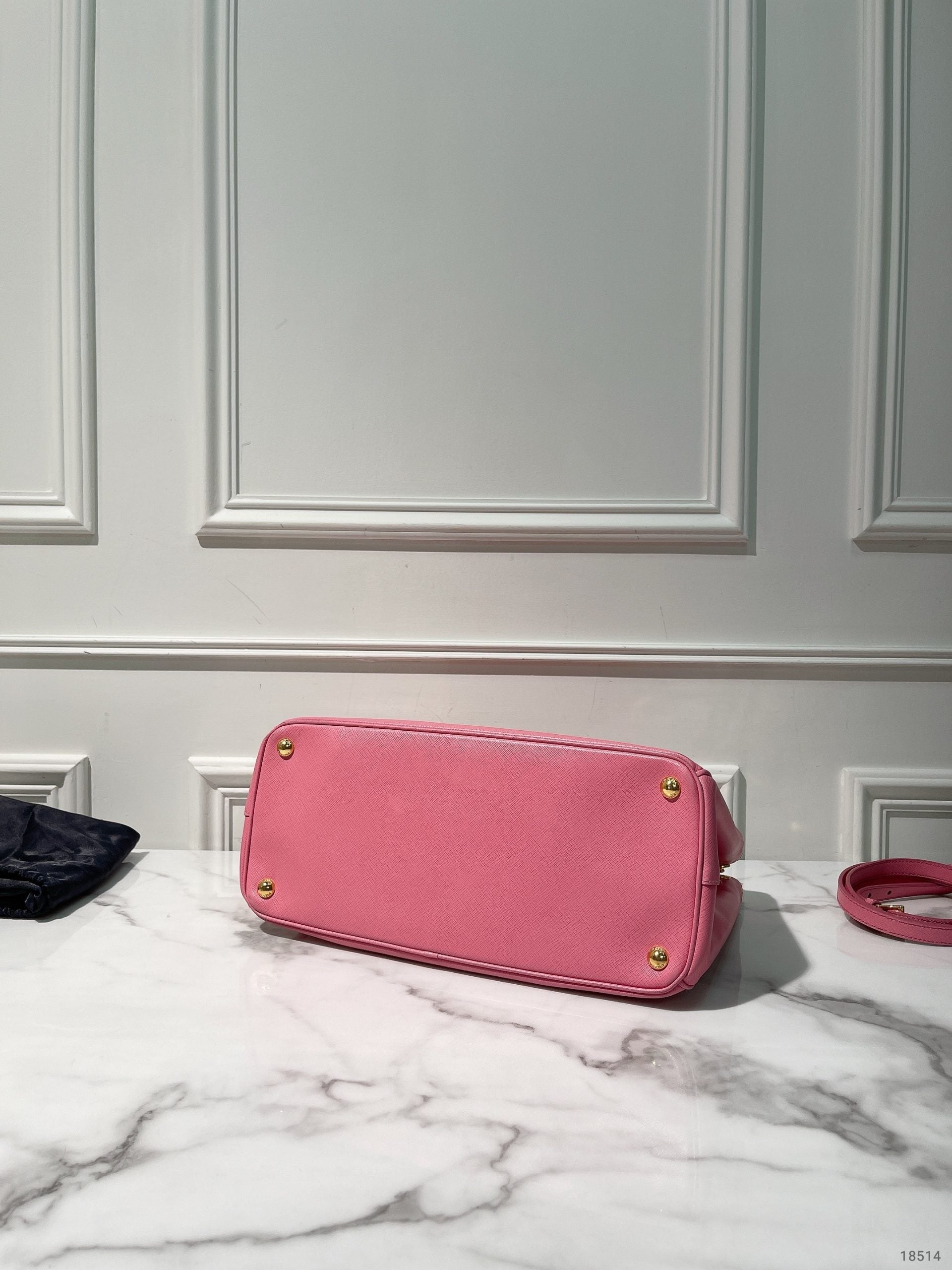 PRADA GALLERIA, Pink/Gold