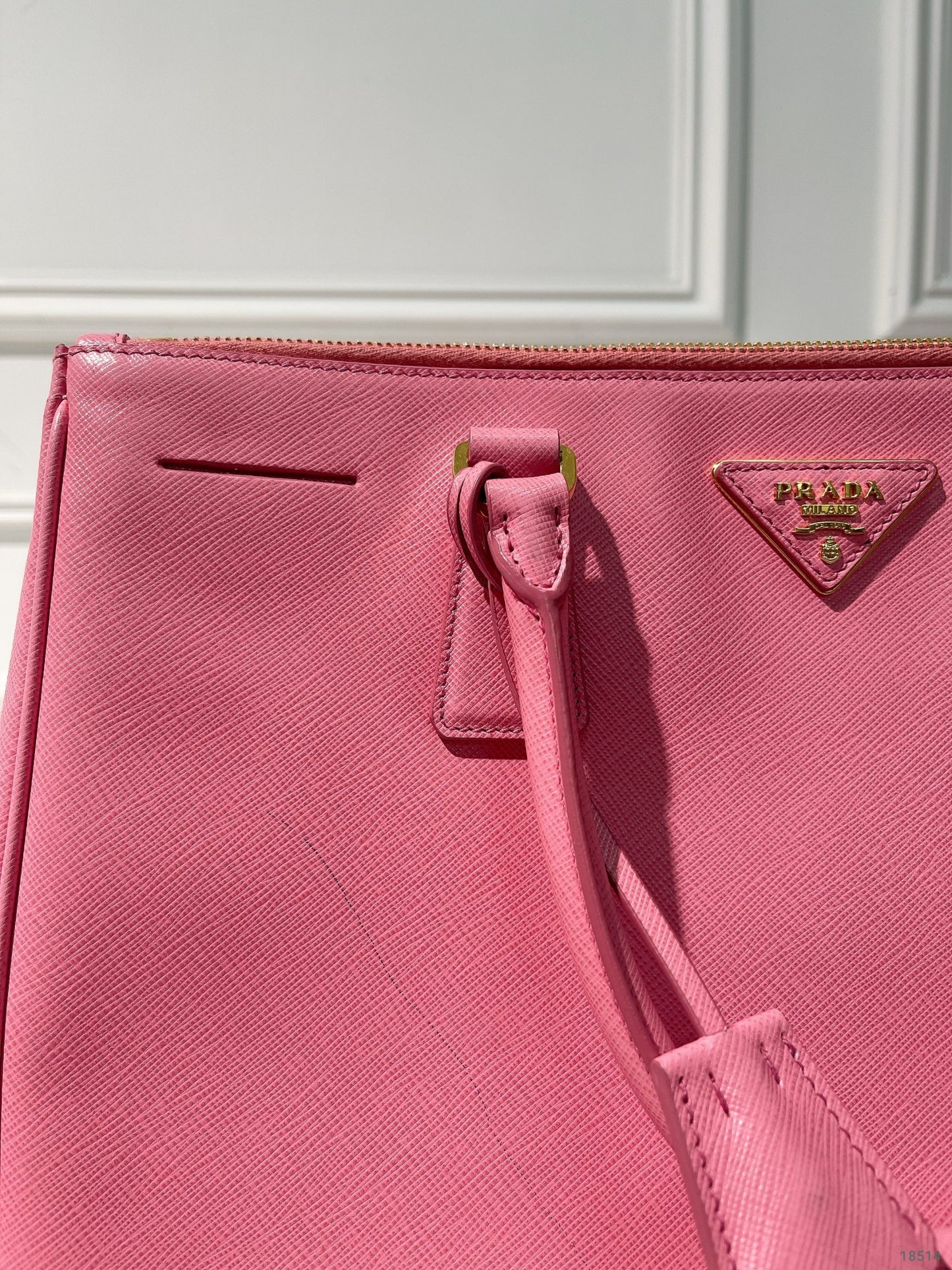 PRADA GALLERIA, Pink/Gold