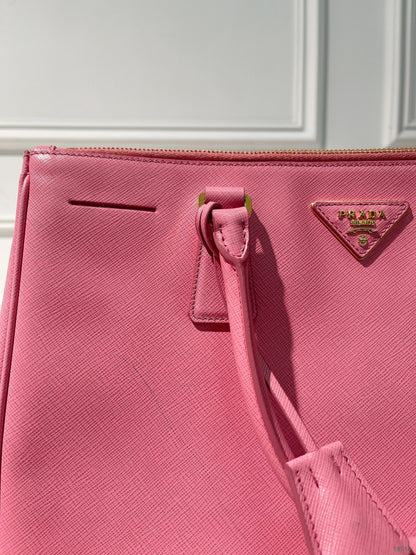 PRADA GALLERIA, Pink/Gold