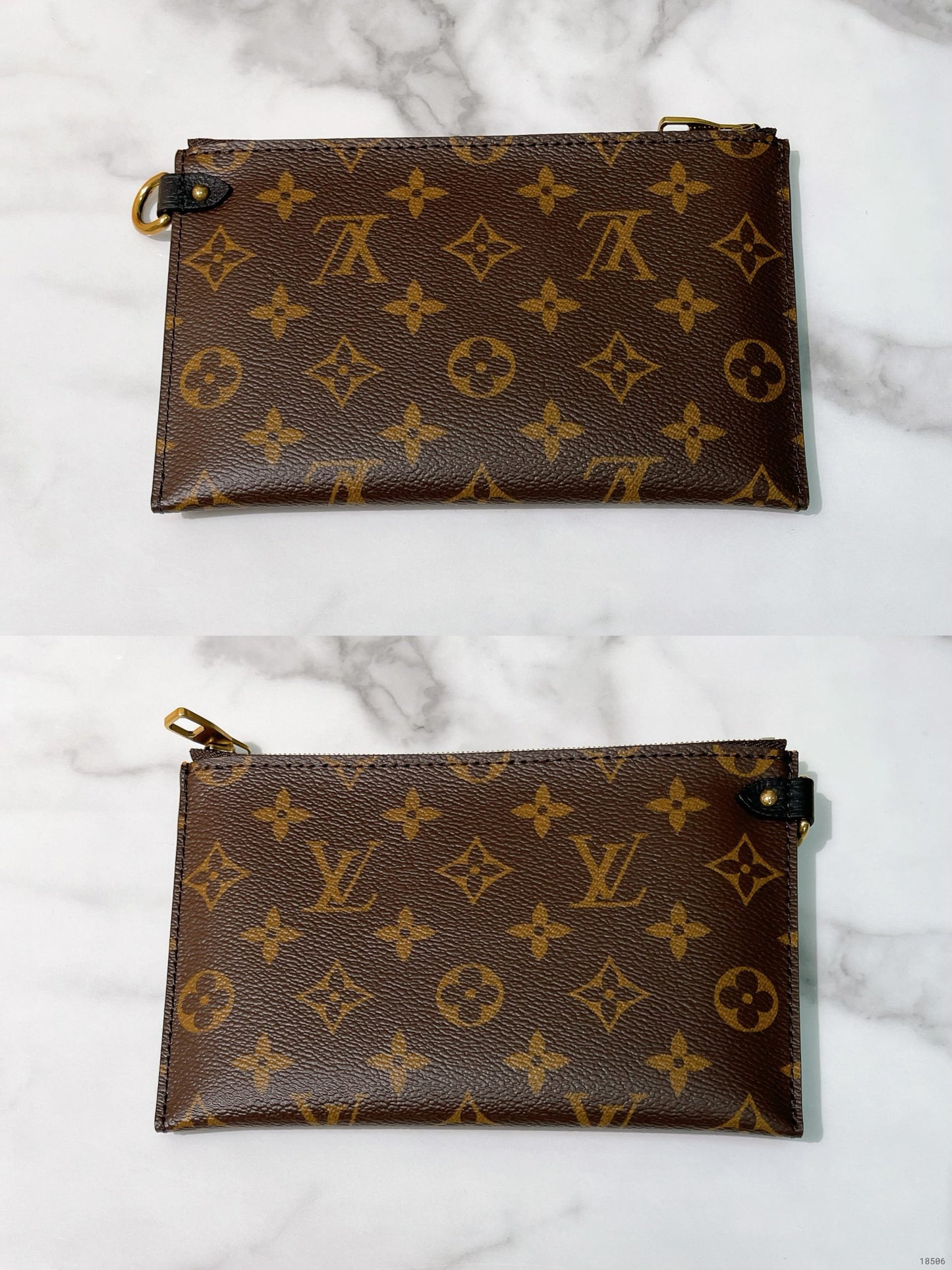 LV LOW KEY HOBO PM, Black/Gold