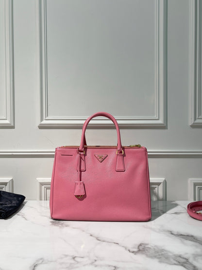 PRADA GALLERIA, Pink/Gold