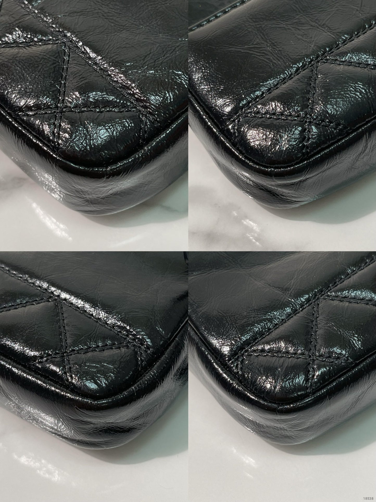 CHANEL DOUBLE ZIP WOC, Black/Gold