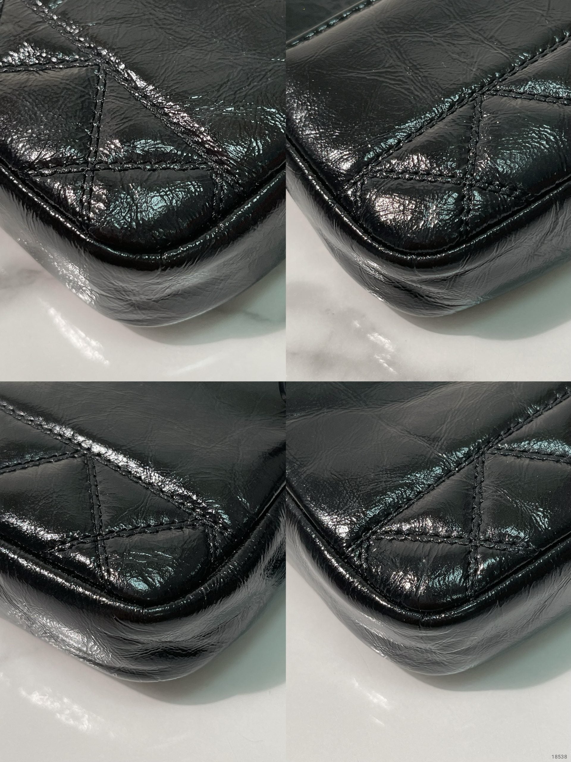 CHANEL DOUBLE ZIP WOC, Black/Gold