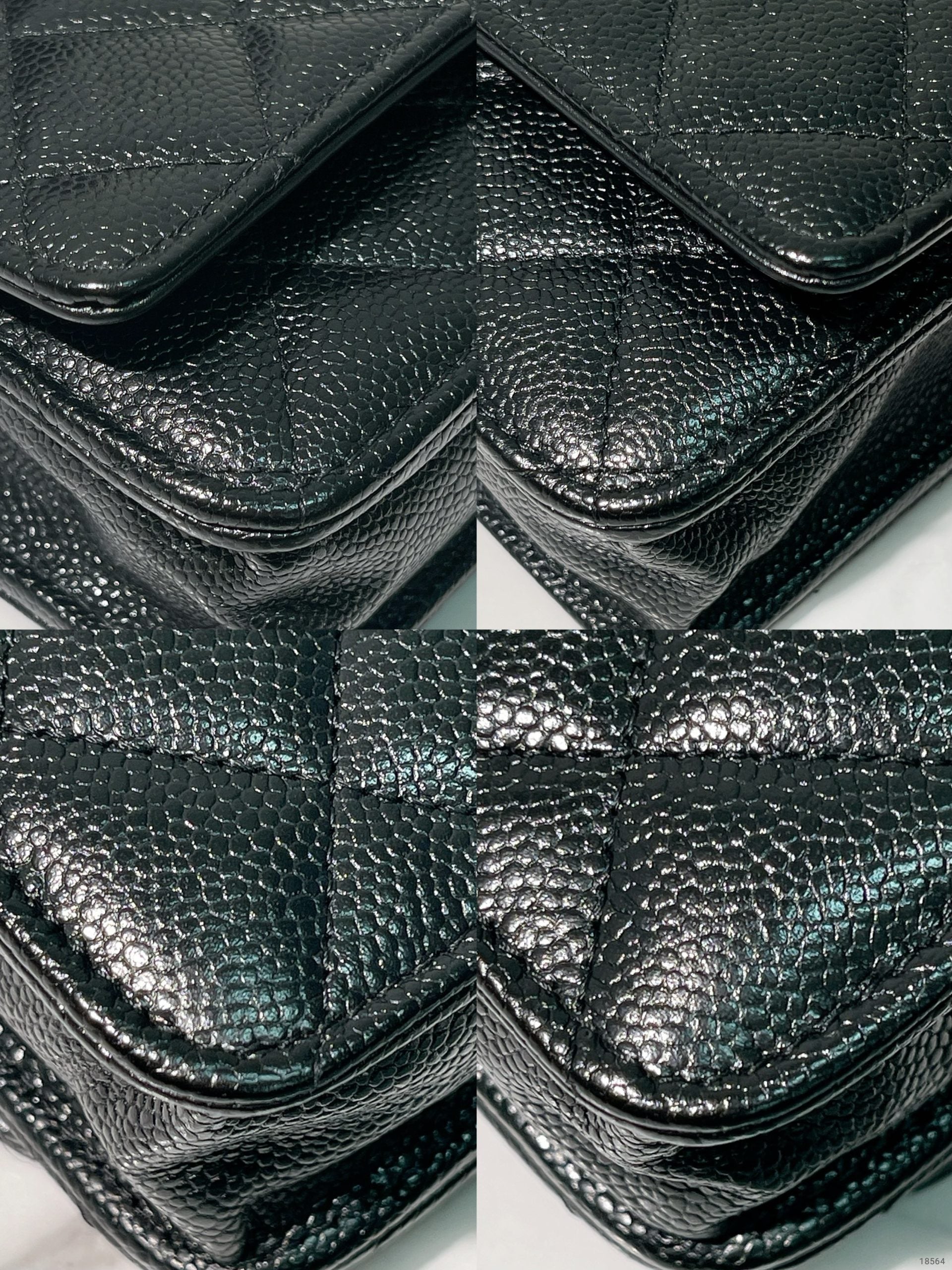 CHANEL TOP HANDLE WOC, Black/Gold