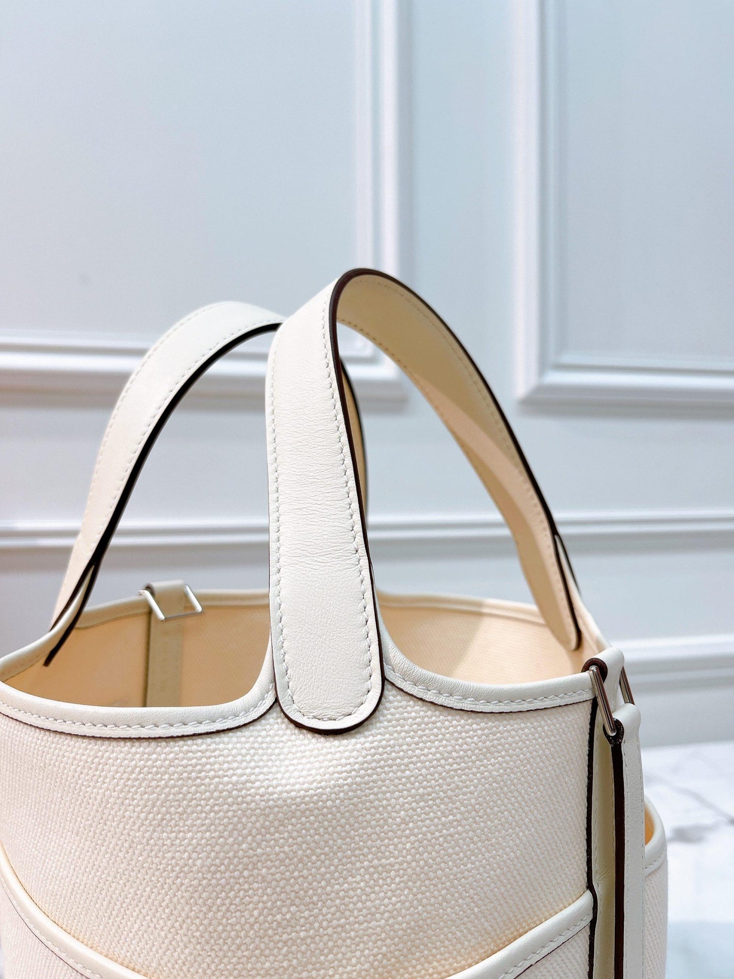 HERMES PICOTIN CARGO 18, NATA/SILVER