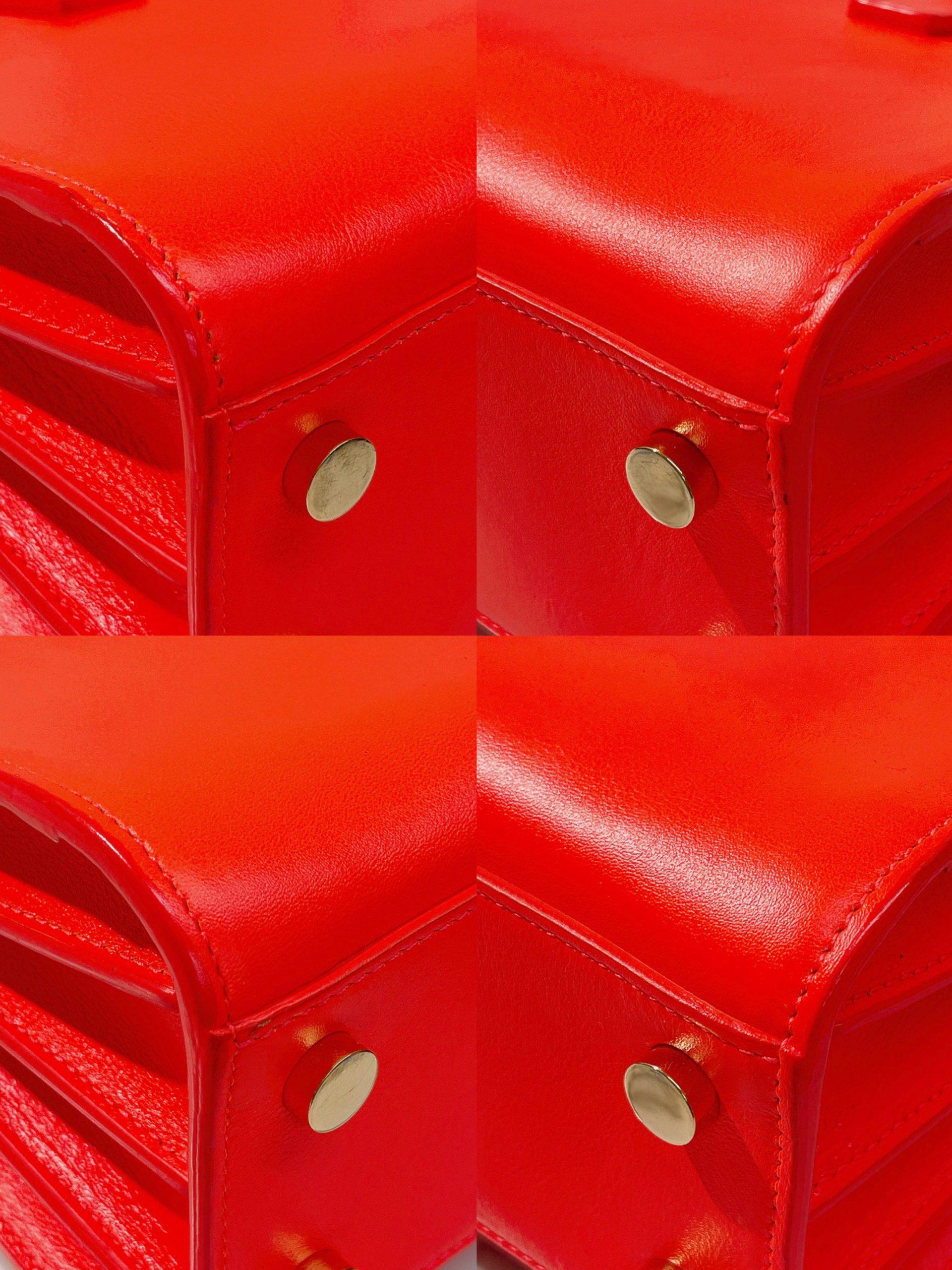 YSL TOTE BAG, PINK/GOLD