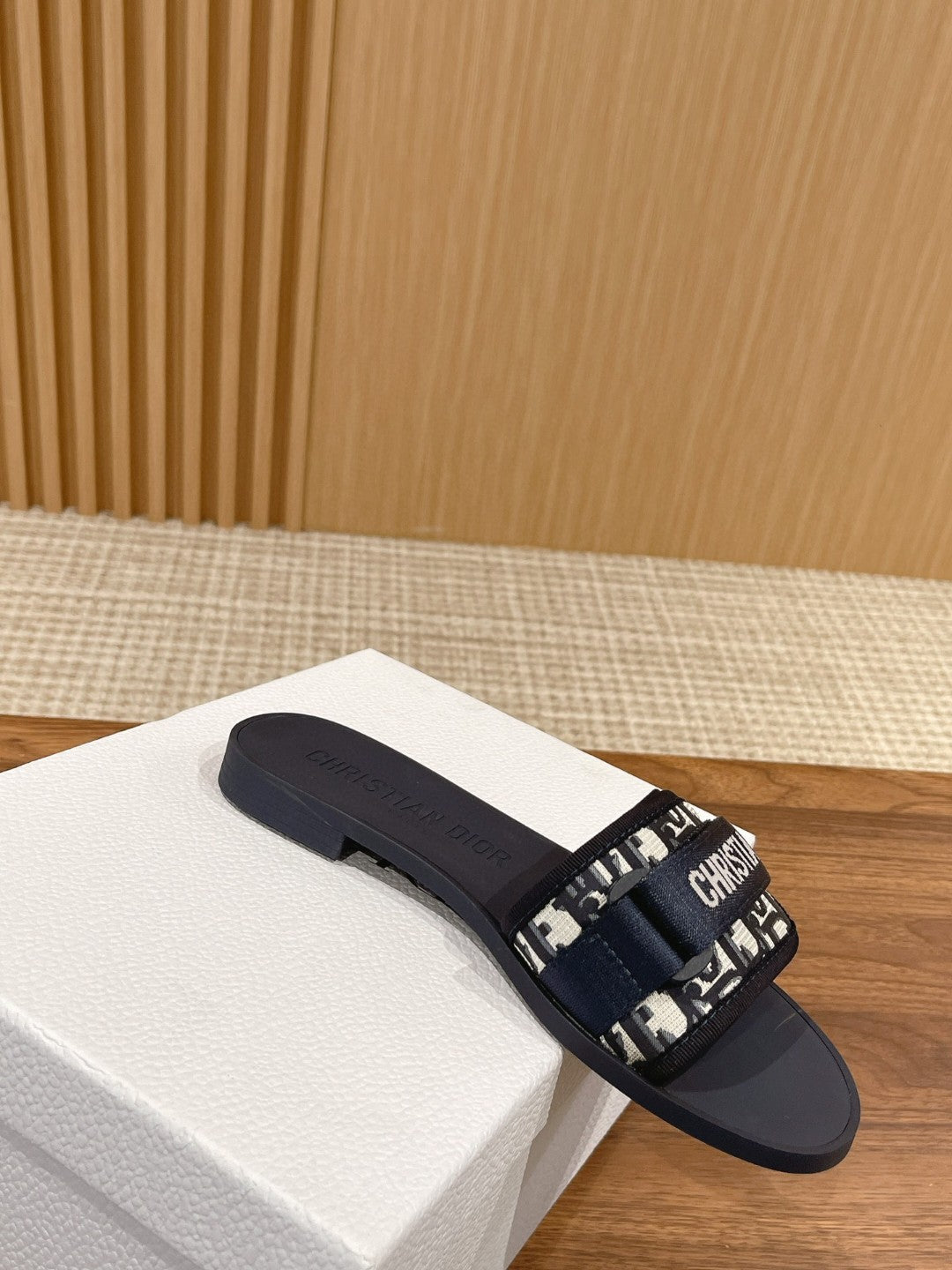 Dior Velcro-Strap Slides 01