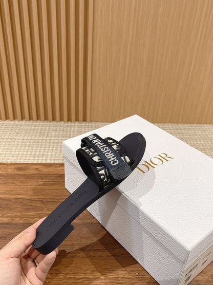 Dior Velcro-Strap Slides 01