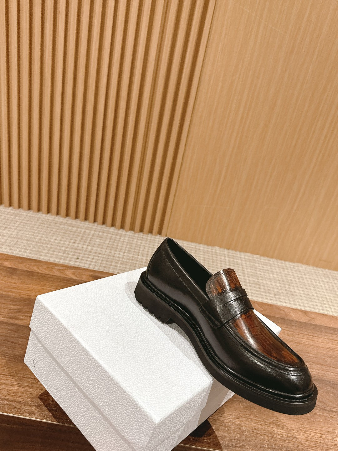 Dior Explorer Men Derby Shoes, Brown