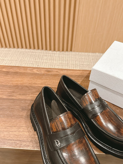 Dior Explorer Men Derby Shoes, Brown