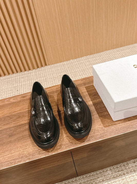 Dior Explorer Men Derby Shoes, Black Gossy