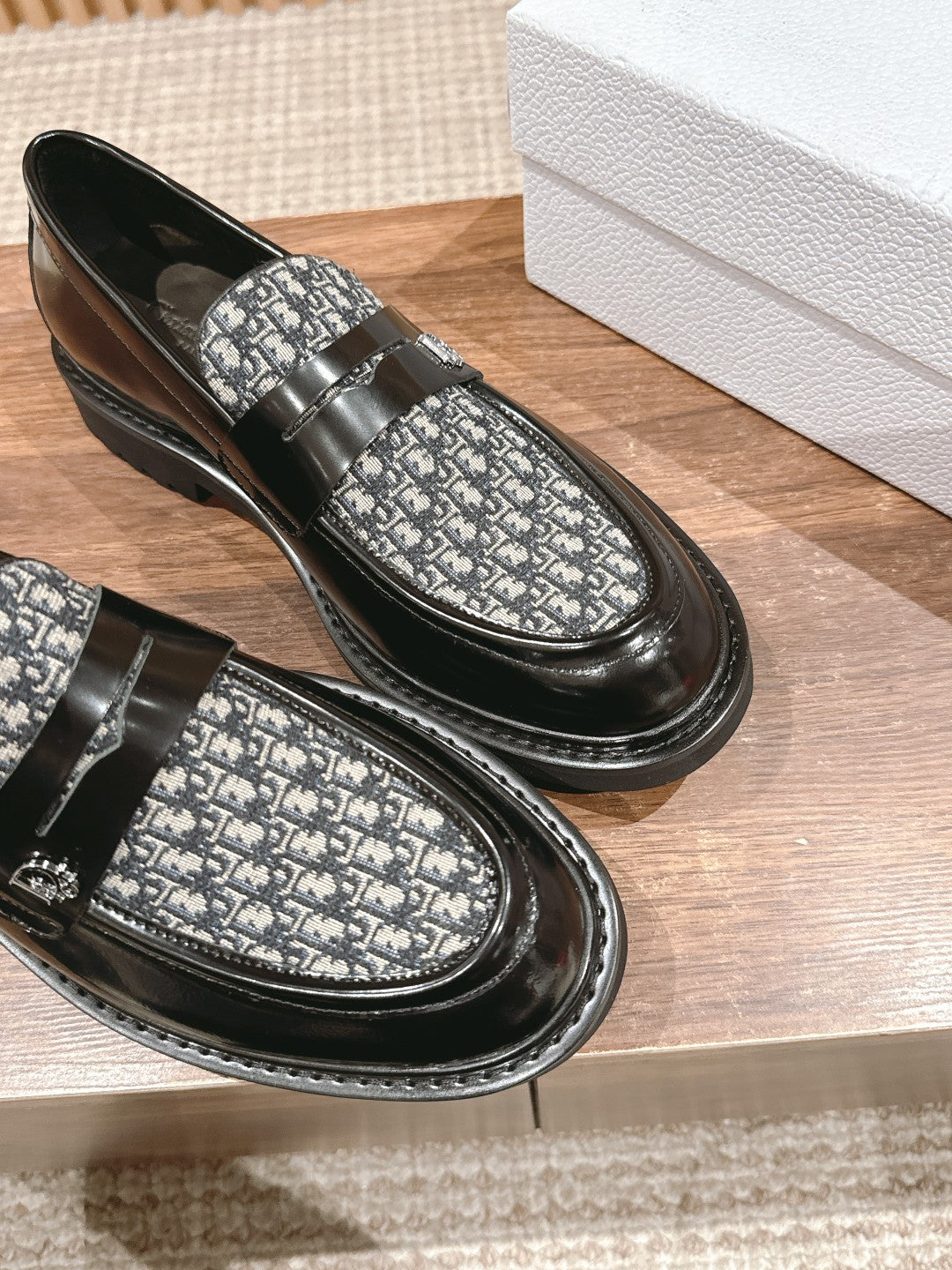 Dior Explorer Men Derby Shoes, Oblique