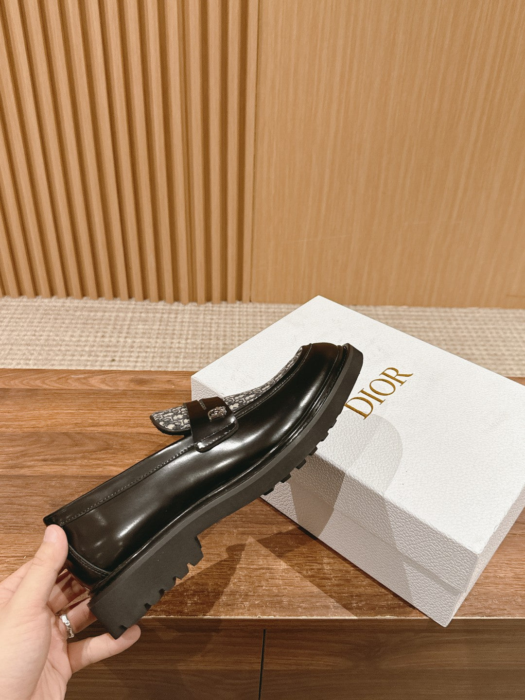 Dior Explorer Men Derby Shoes, Oblique