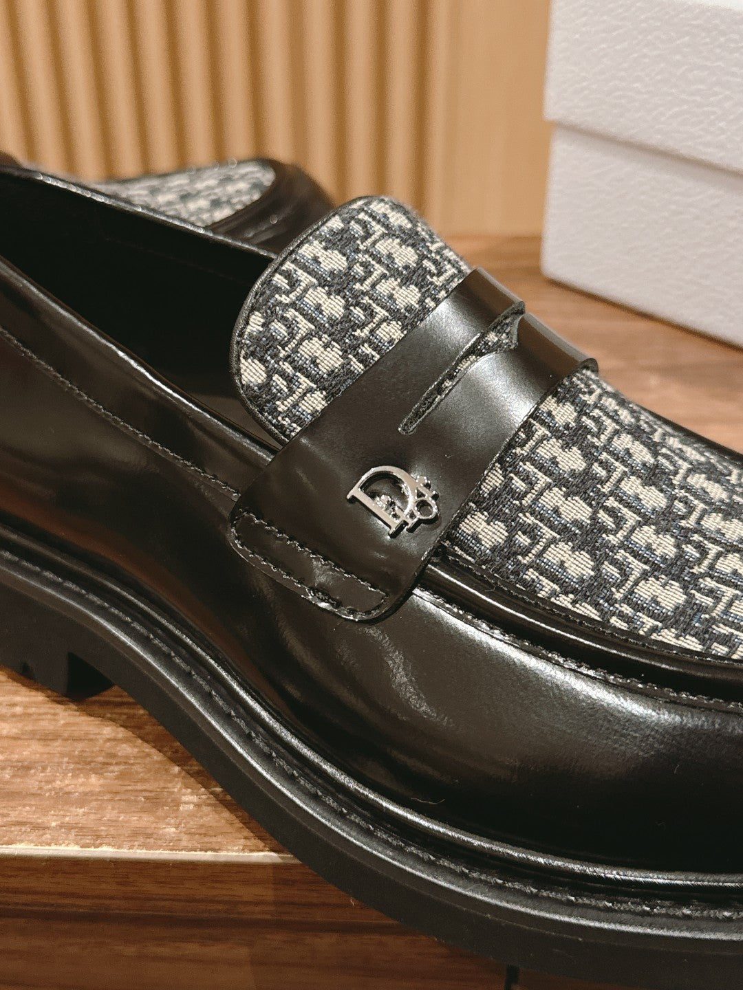 Dior Explorer Men Derby Shoes, Oblique