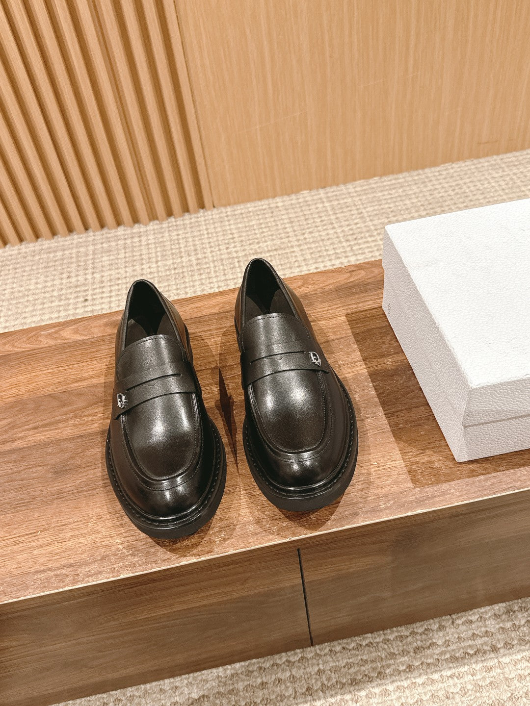 Dior Explorer Men Derby Shoes, Black