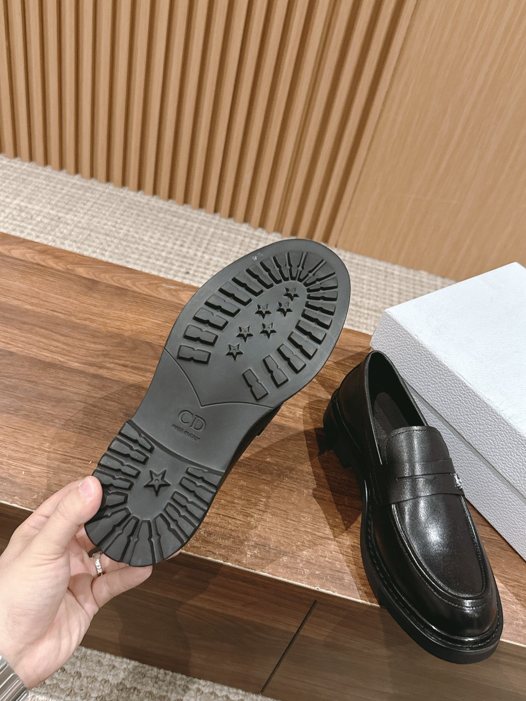 Dior Explorer Men Derby Shoes, Black